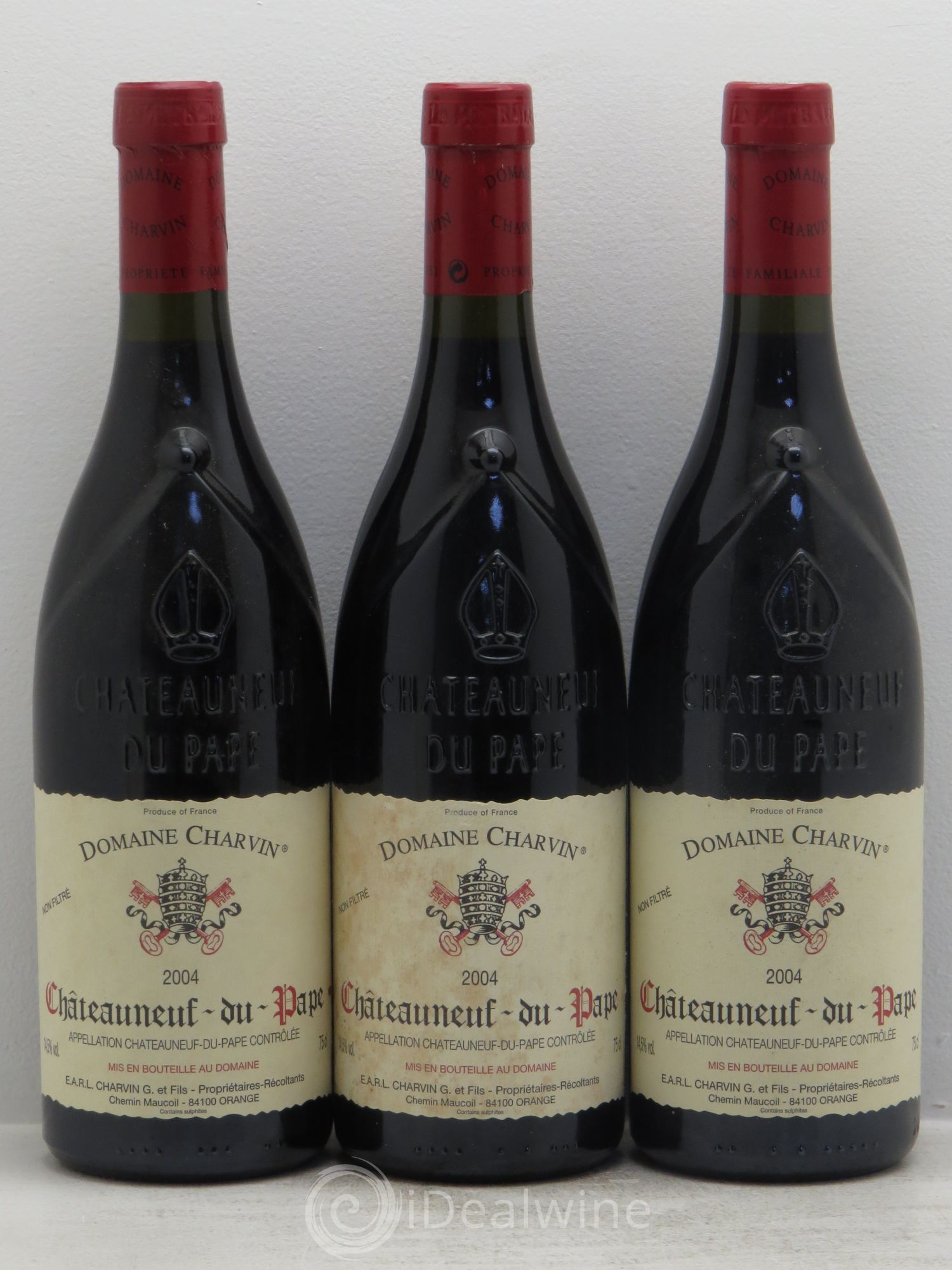 Châteauneuf-du-Pape Charvin (Domaine) 2004 - Lot de 3 bouteilles - 0