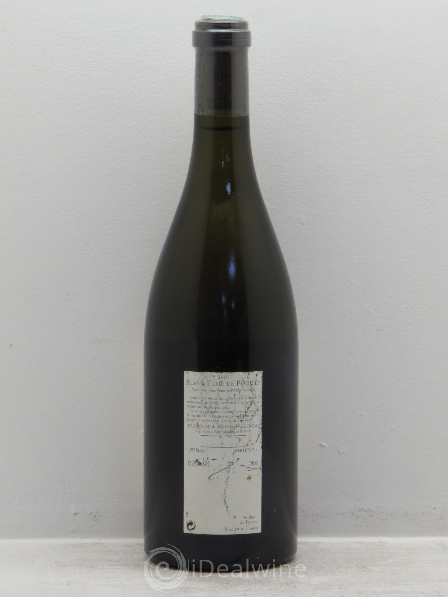 Pouilly-Fumé En Chailloux Dagueneau 2001 - Lot de 1 bouteille - 1