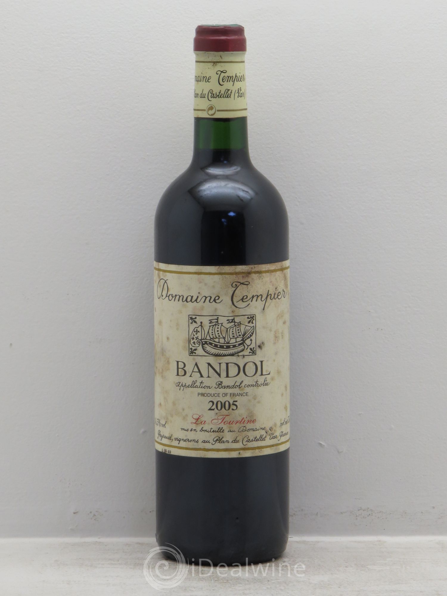 Bandol Domaine Tempier La Tourtine Famille Peyraud 2005 - Lot de 1 bouteille - 0