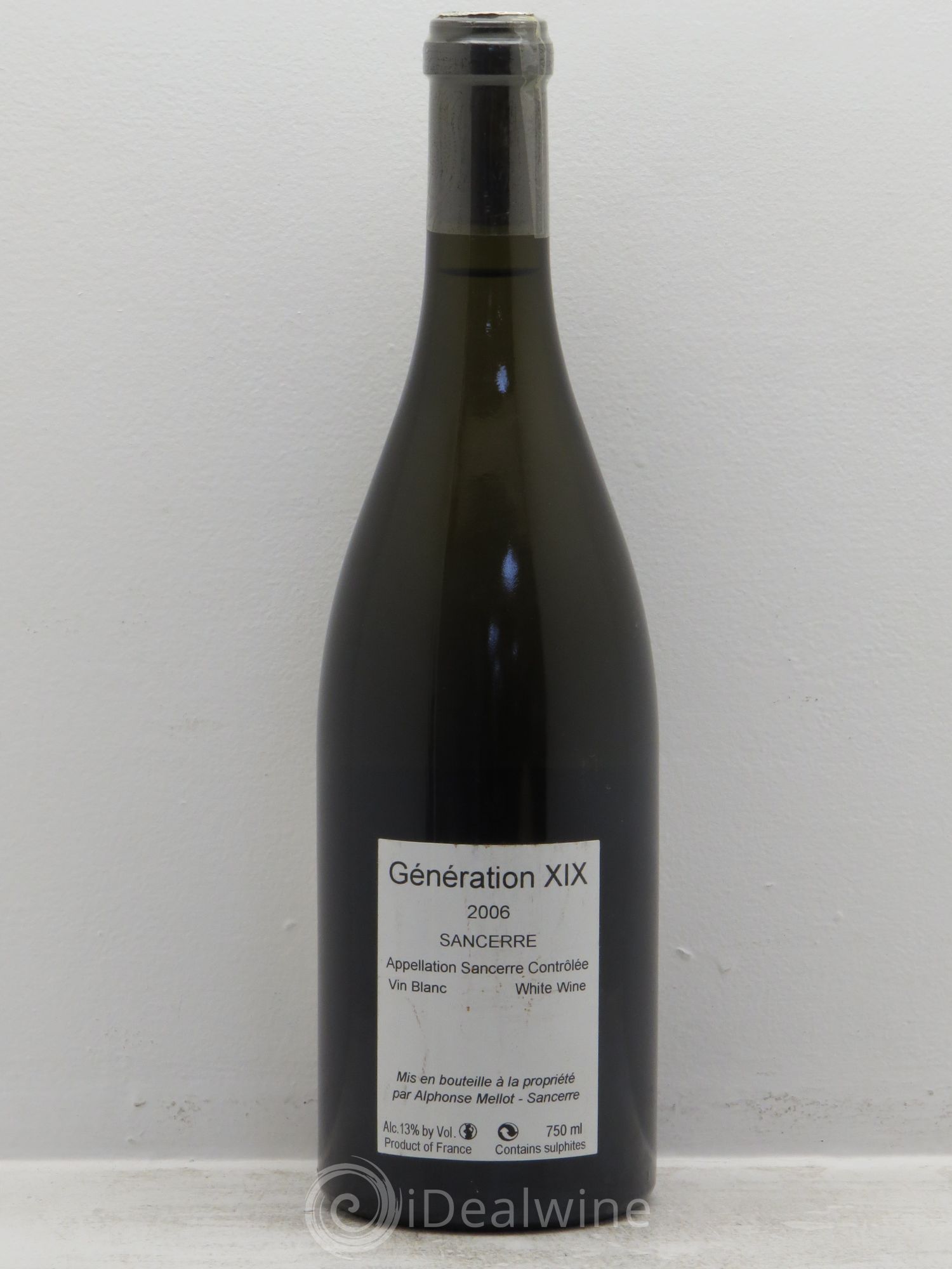 Sancerre Génération XIX Alphonse Mellot 2006 - Lot de 1 bouteille - 1