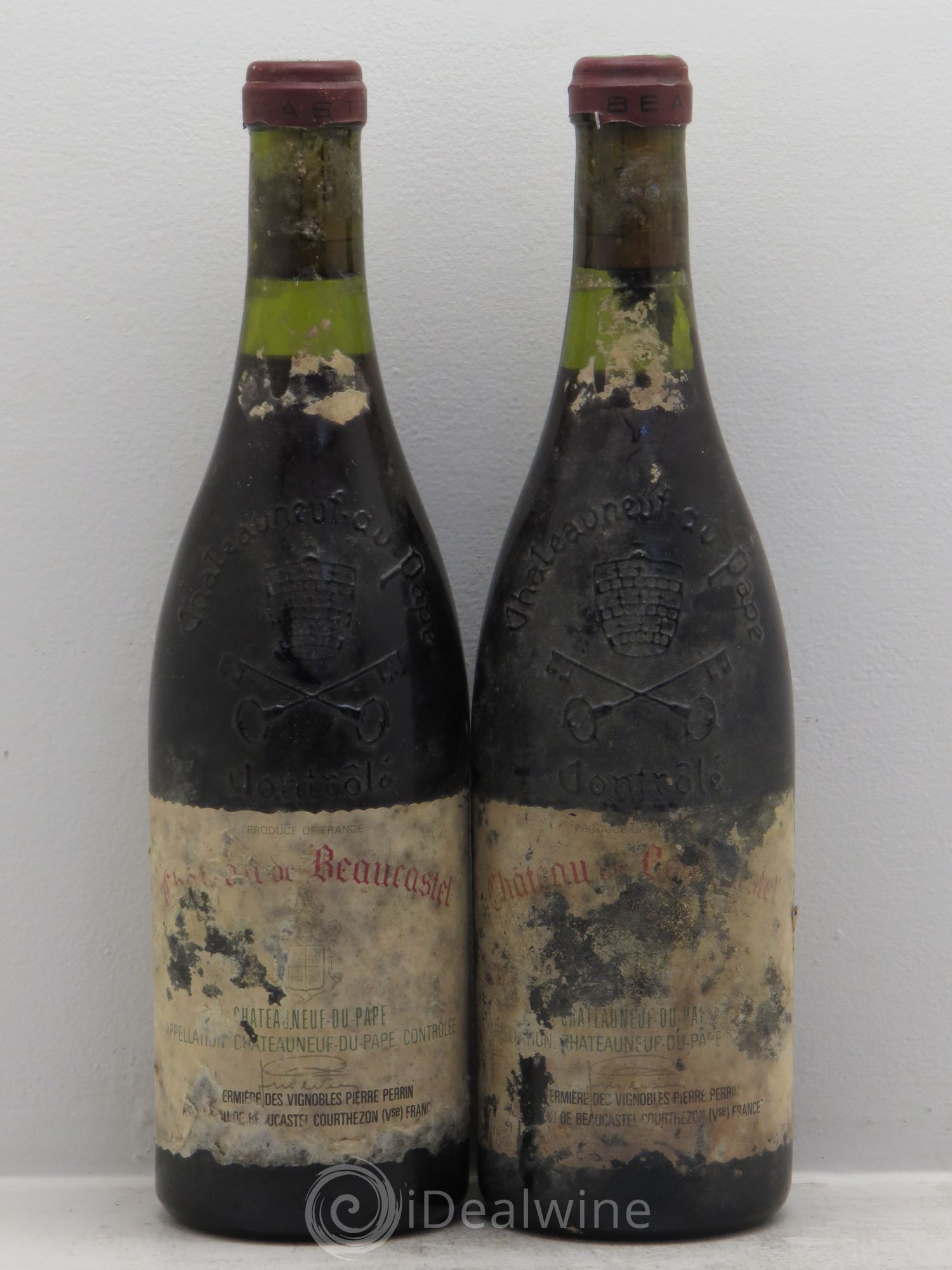 Châteauneuf-du-Pape Château de Beaucastel Famille Perrin 1990 - Lot de 2 bouteilles - 0