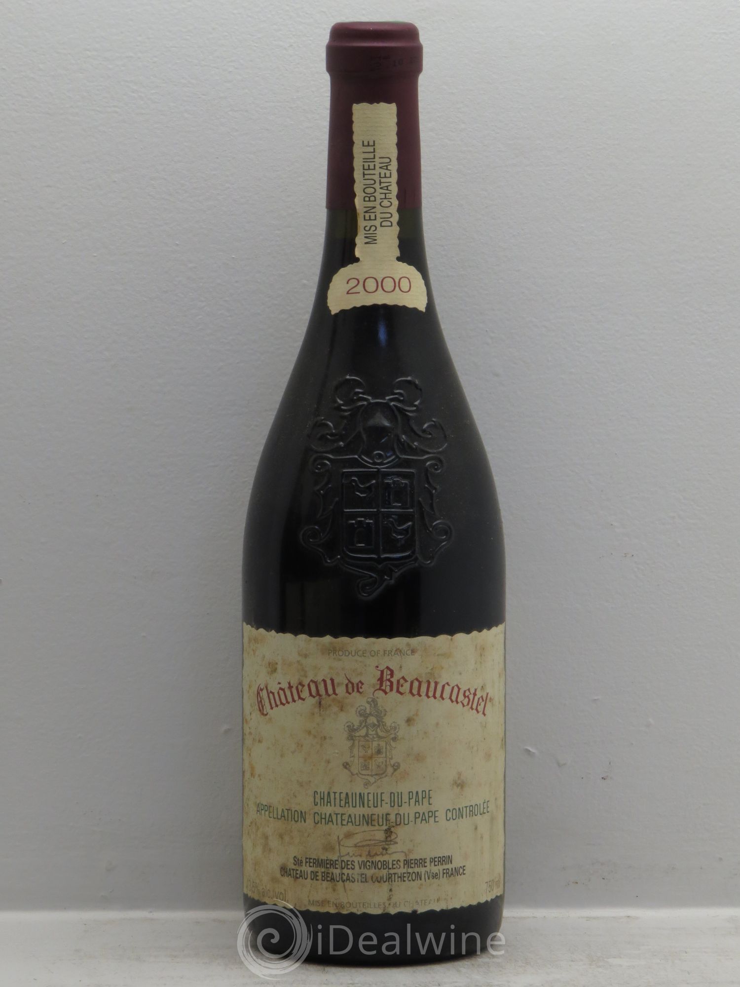 Châteauneuf-du-Pape Château de Beaucastel Famille Perrin 2000 - Lot de 6 bouteilles - 0
