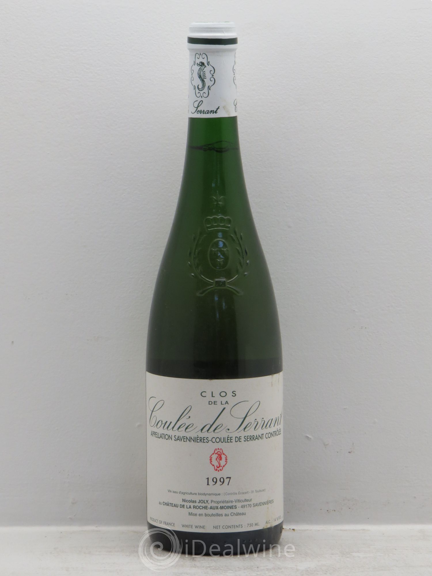 Savennières Clos de la Coulée de Serrant Vignobles de la Coulée de Serrant - Nicolas Joly 1997 - Lot de 1 bouteille - 0