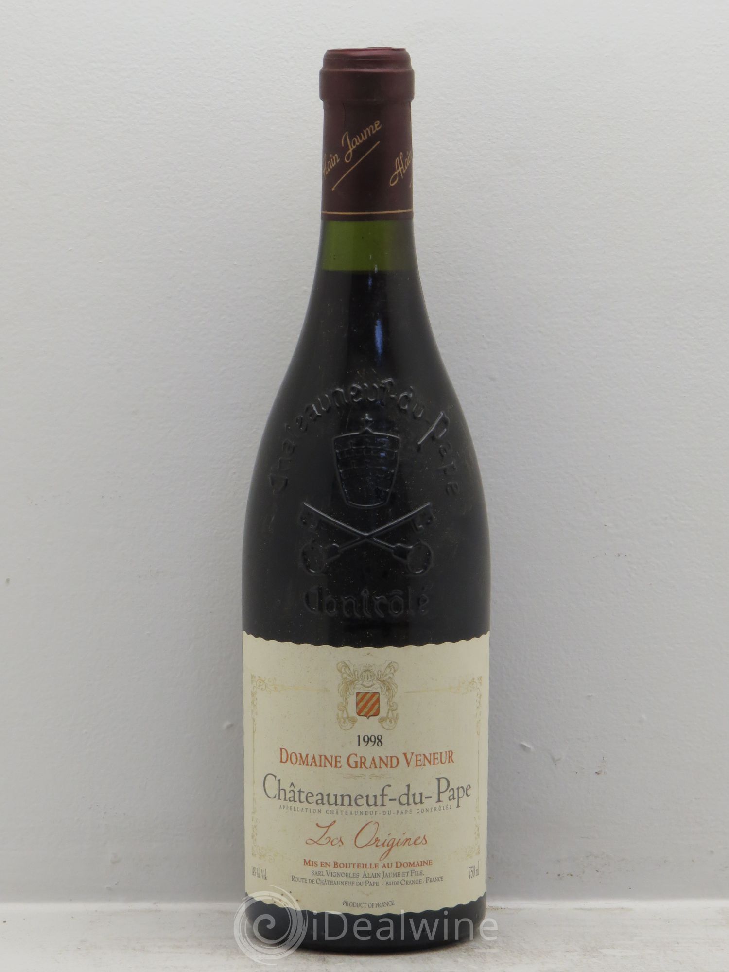 Châteauneuf-du-Pape Les Origines Grand Veneur (Domaine) 1998 - Lot de 6 bouteilles - 0