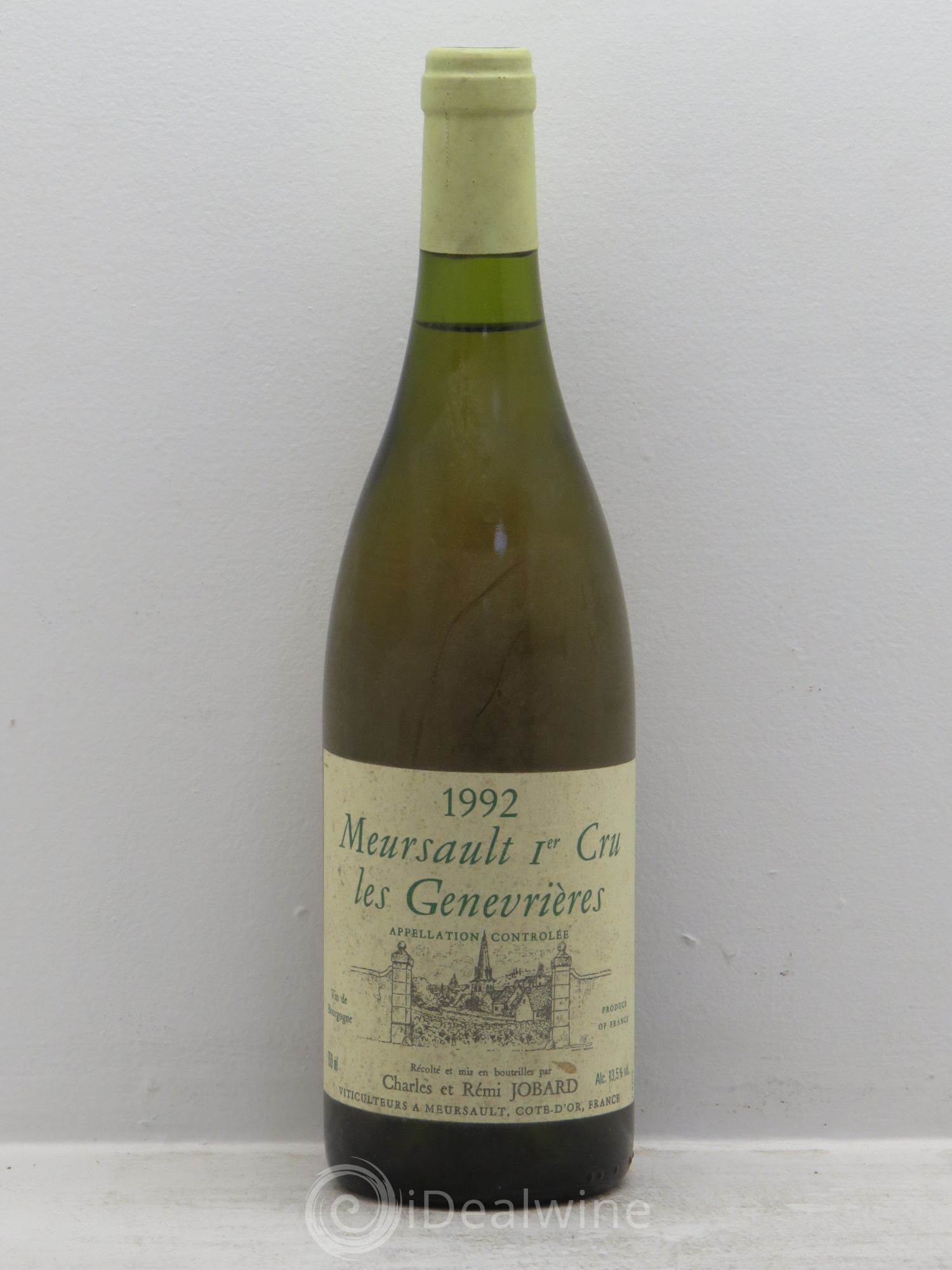 Meursault 1er Cru Charles et Rémi Jobard 1992 - Posten von 1 Flasche - 0