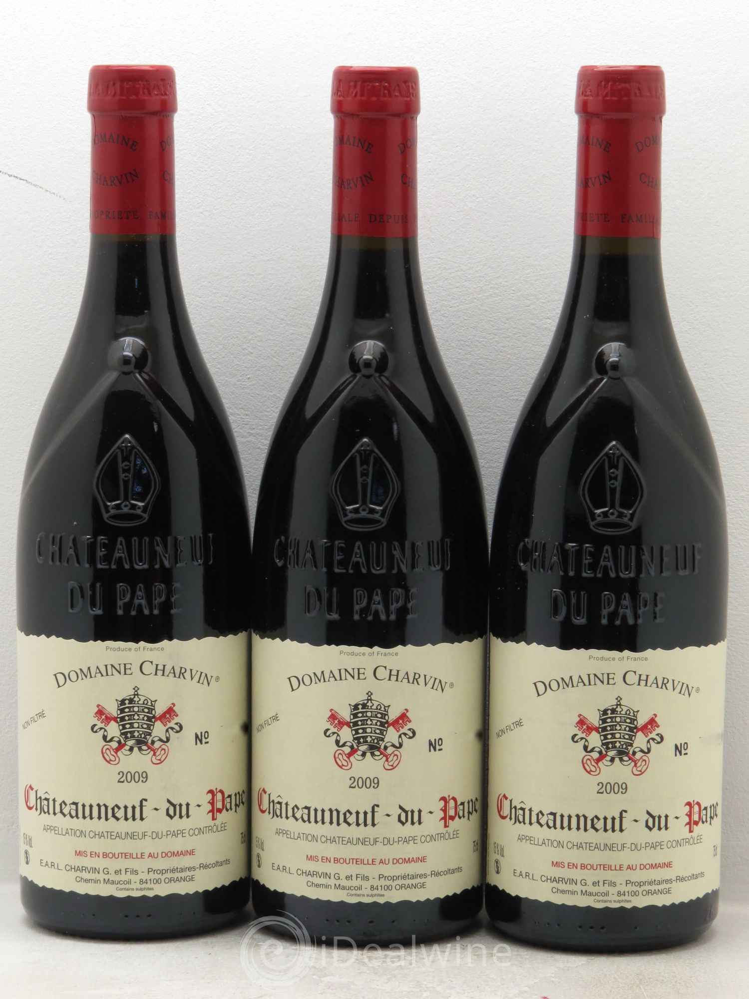 Châteauneuf-du-Pape Charvin (Domaine) 2009 - Lot de 3 bouteilles - 0