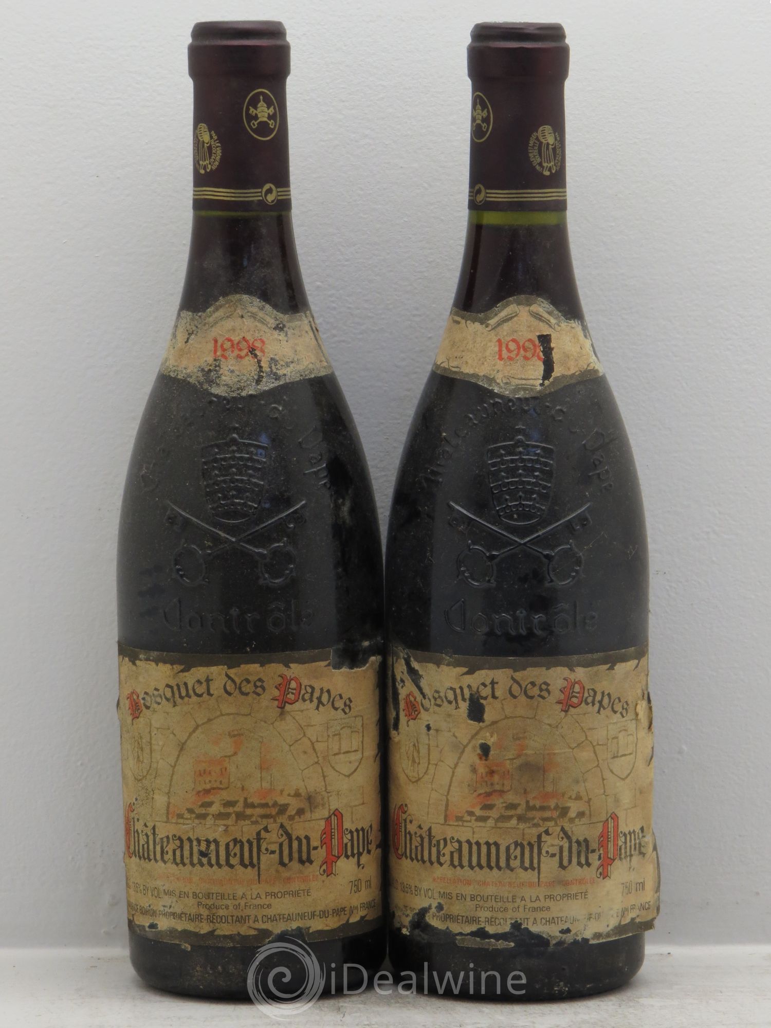Châteauneuf-du-Pape 1998 - Posten von 2 Flaschen - 0