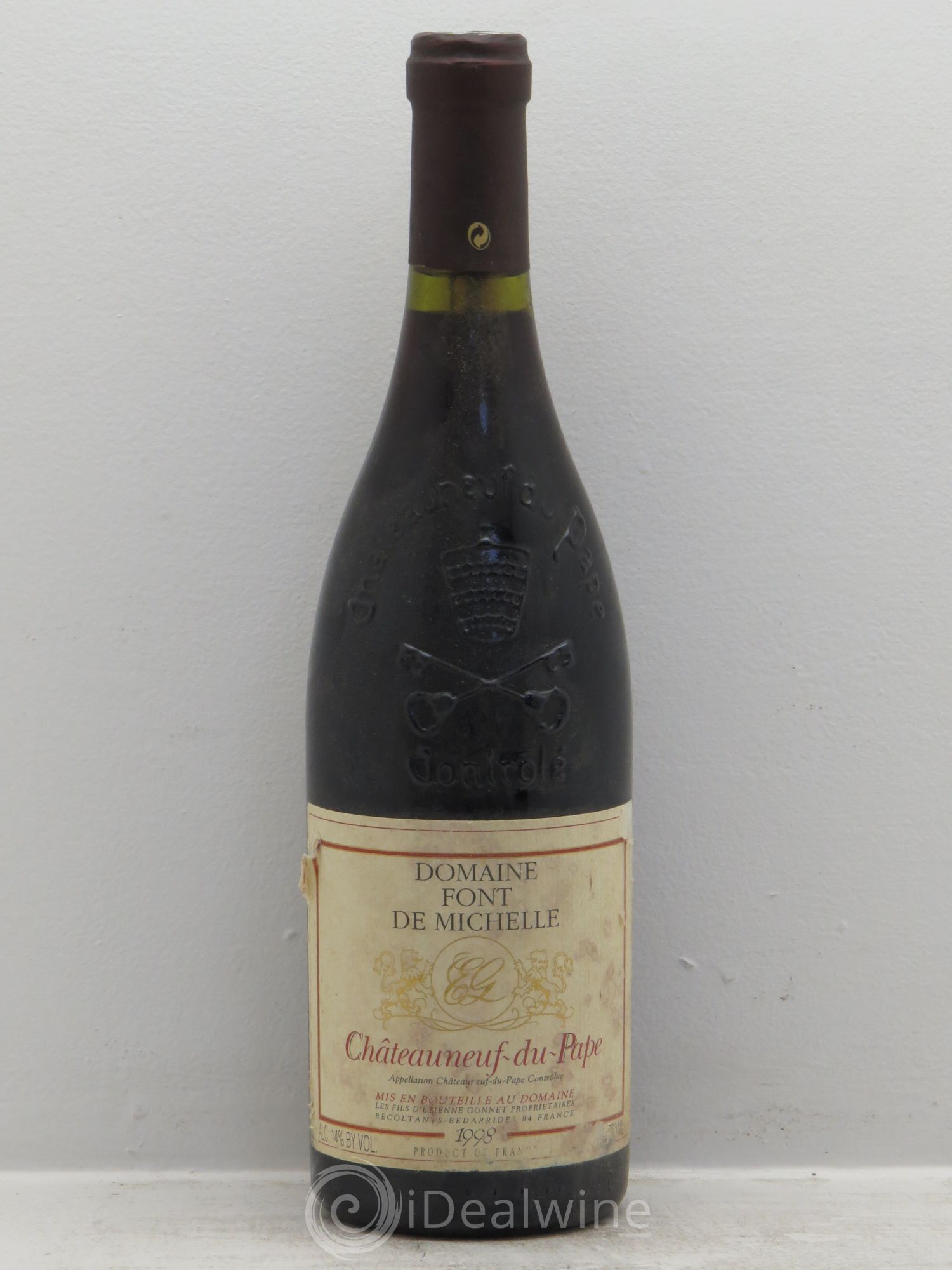 Châteauneuf-du-Pape Domaine Font de Michelle Famille Gonnet 1998 - Lot de 1 bouteille - 0