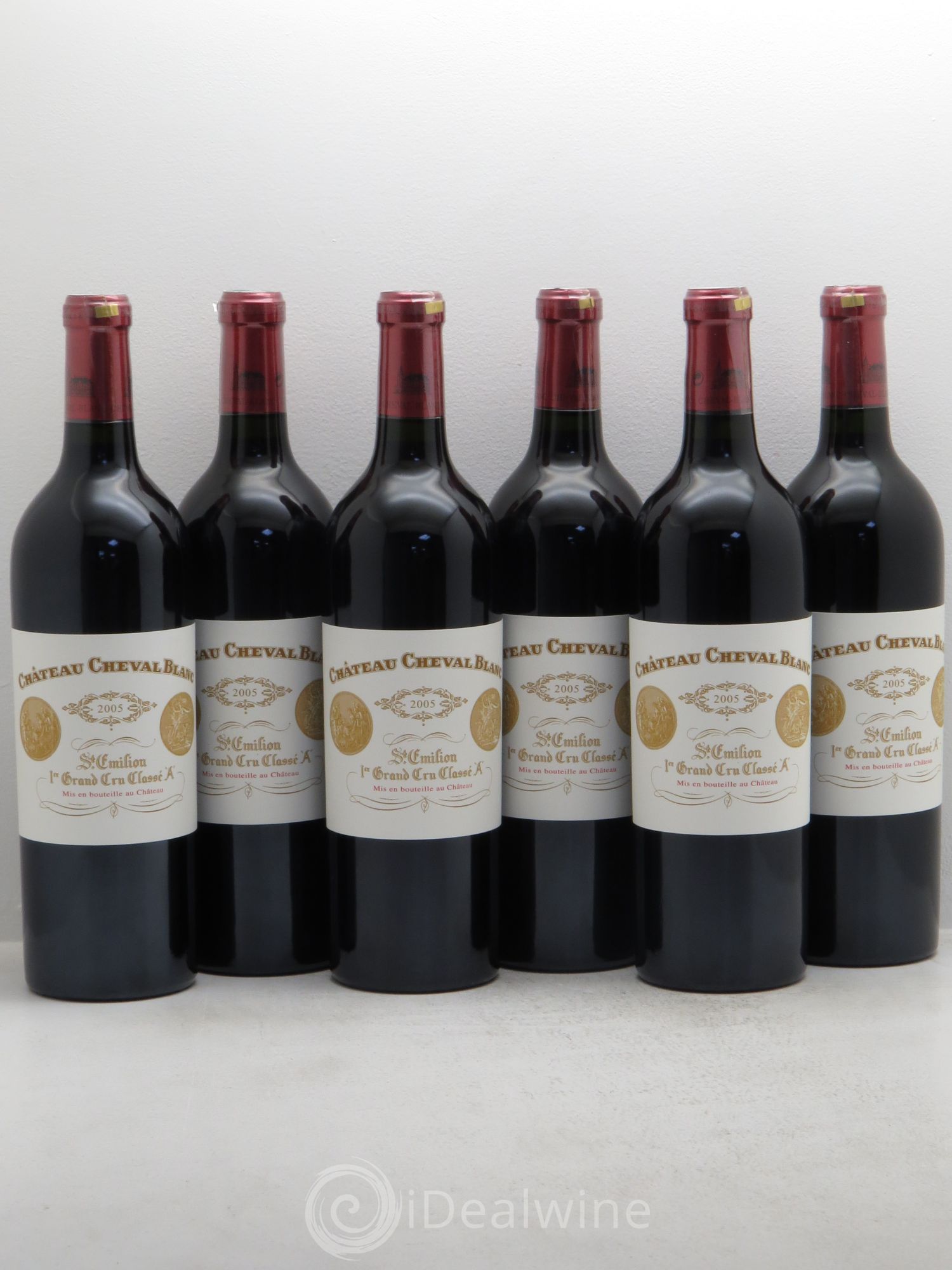 Château Cheval Blanc 1er Grand Cru Classé A 2005 - Lot de 6 bouteilles - 0