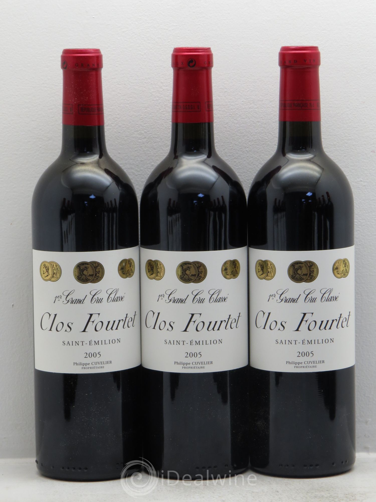 Clos Fourtet 1er Grand Cru Classé B 2005 - Lot de 12 bouteilles - 1