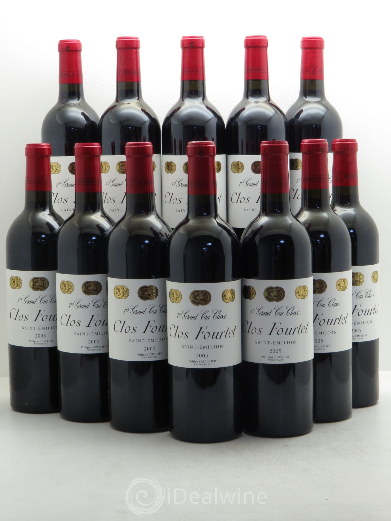 Clos Fourtet 1er Grand Cru Classé B 2005 - Lot de 12 bouteilles - 0