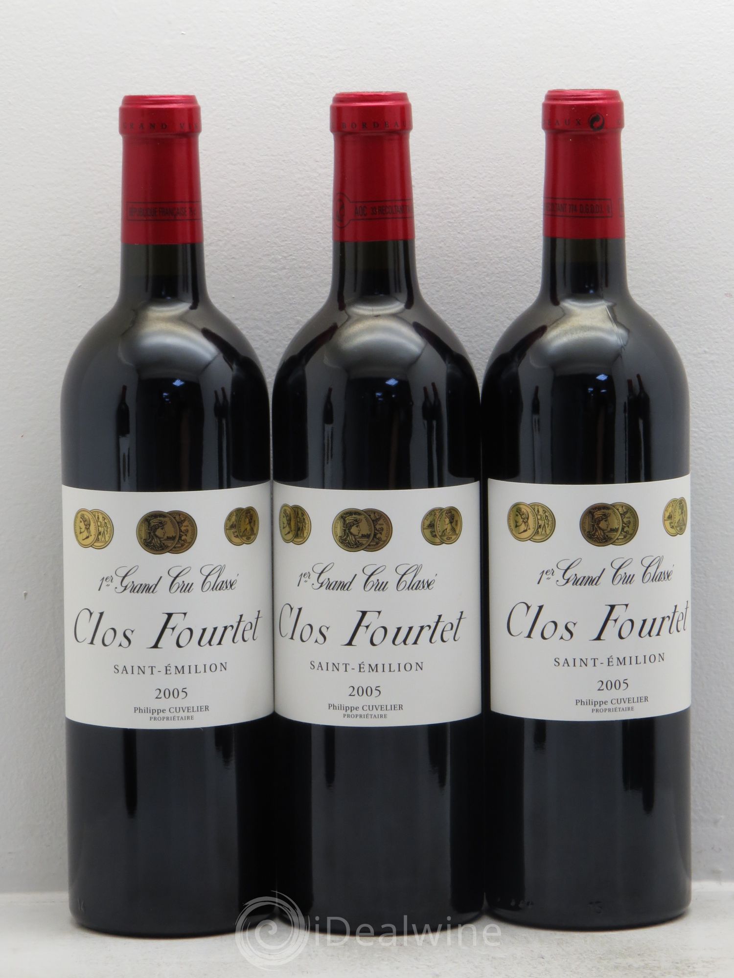 Clos Fourtet 1er Grand Cru Classé B 2005 - Lot de 12 bouteilles - 1