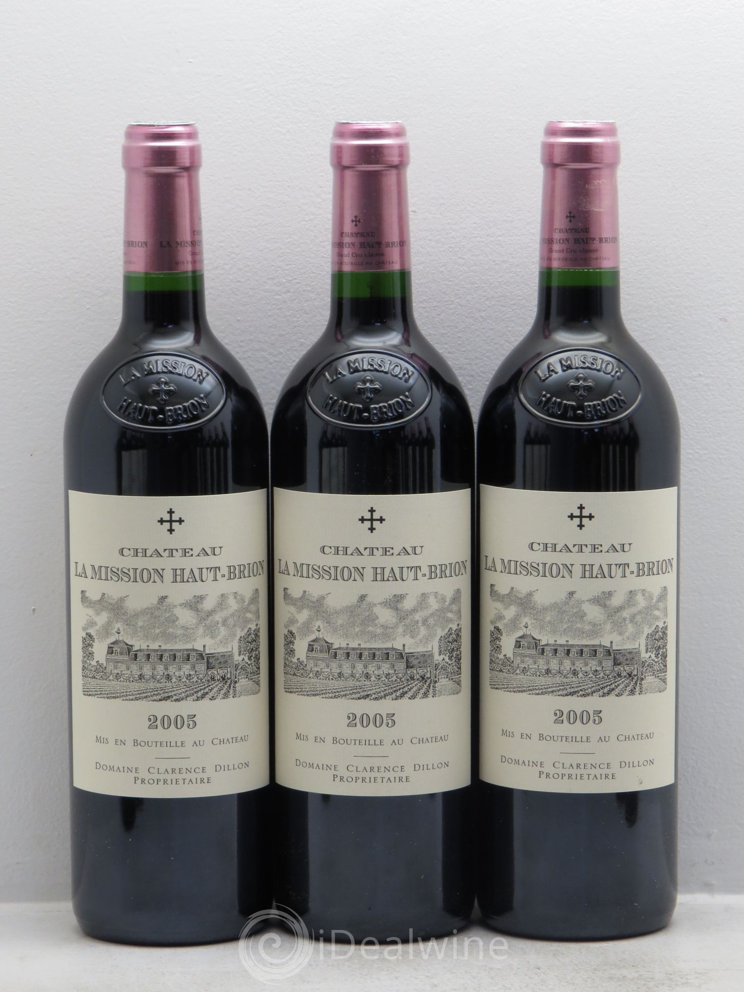 Château la Mission Haut-Brion Cru Classé de Graves 2005 - Lot de 12 bouteilles - 1