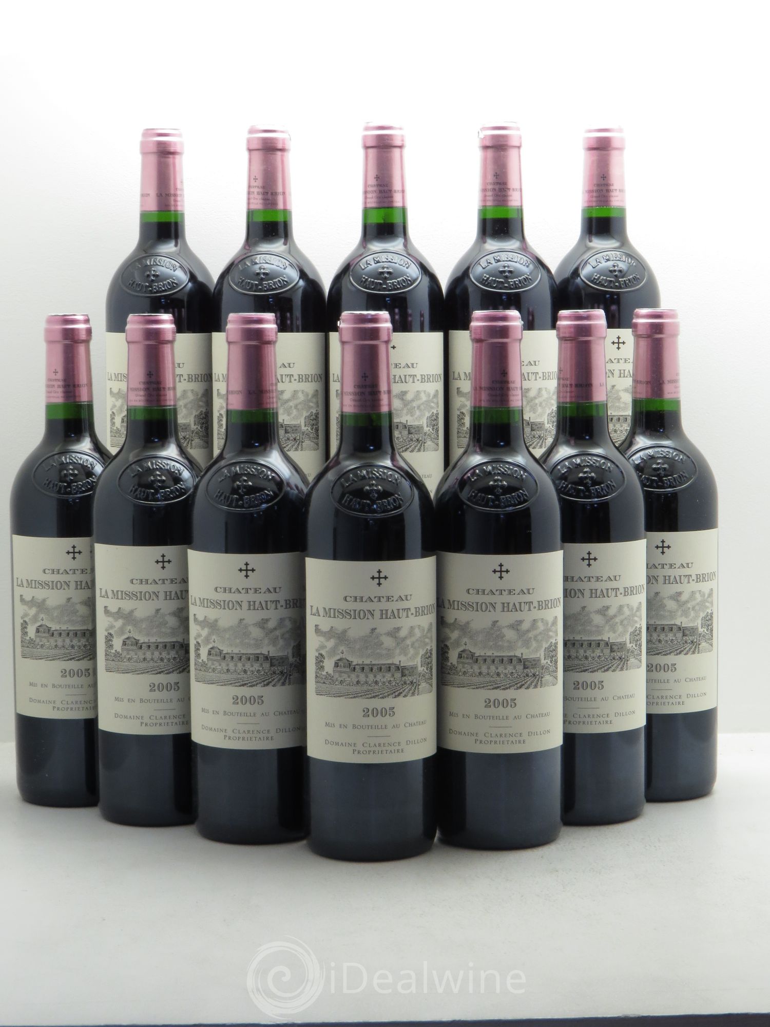 Château la Mission Haut-Brion Cru Classé de Graves 2005 - Lot de 12 bouteilles - 0