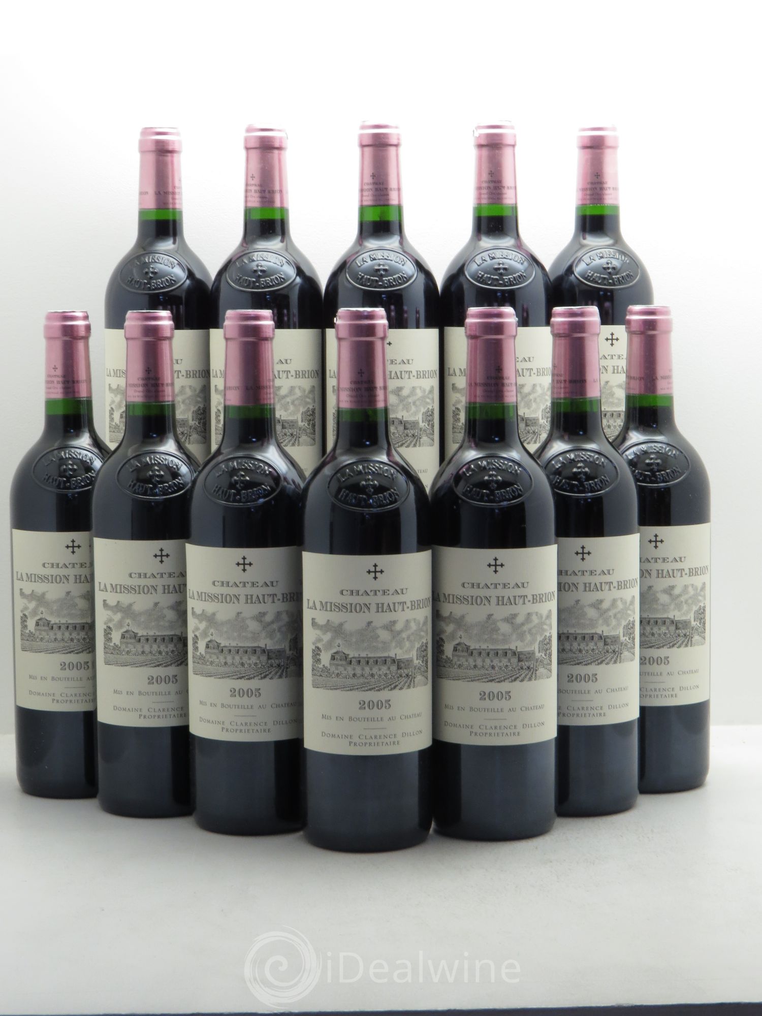 Château la Mission Haut-Brion Cru Classé de Graves 2005 - Lot de 12 bouteilles - 0