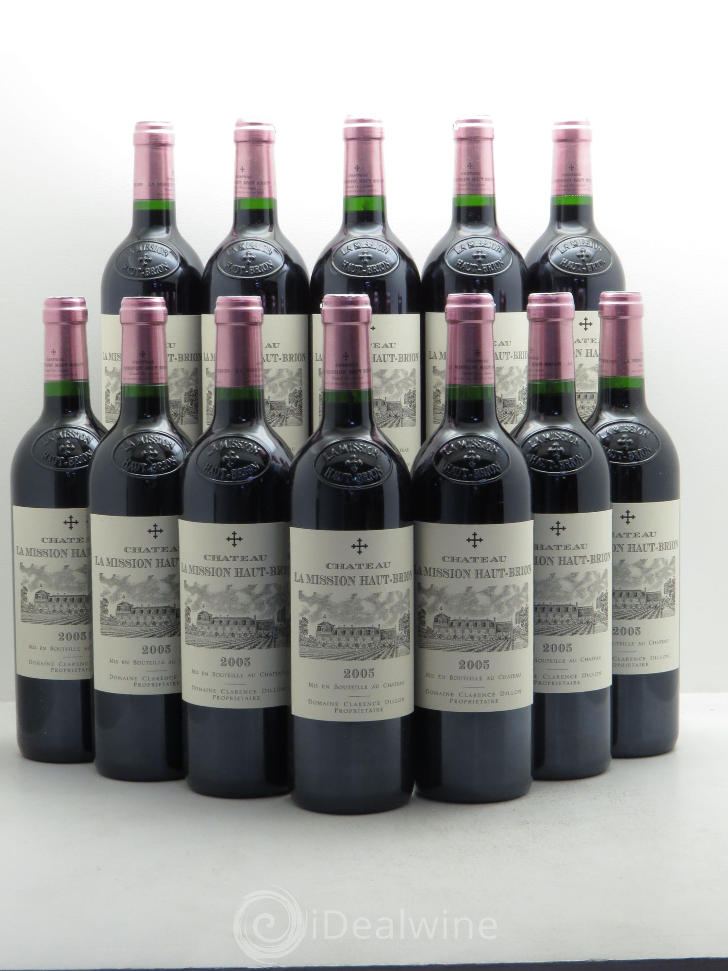Château la Mission Haut-Brion Cru Classé de Graves 2005 - Lot de 12 bouteilles - 0