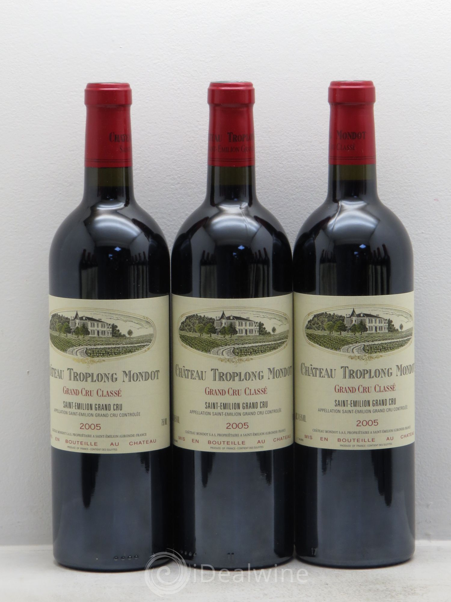 Château Troplong Mondot 1er Grand Cru Classé B 2005 - Lot de 12 bouteilles - 3
