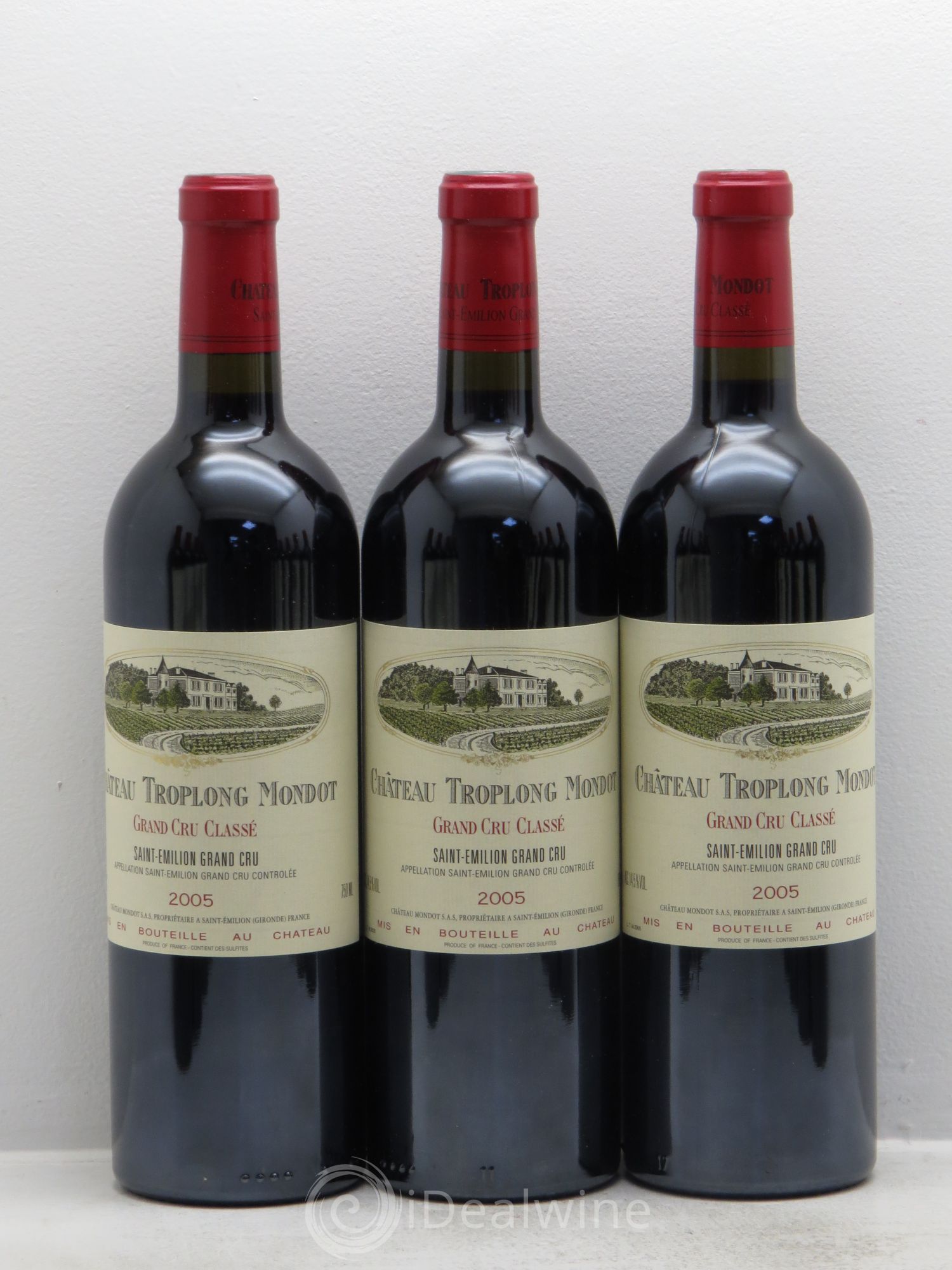 Château Troplong Mondot 1er Grand Cru Classé B 2005 - Lot de 12 bouteilles - 4