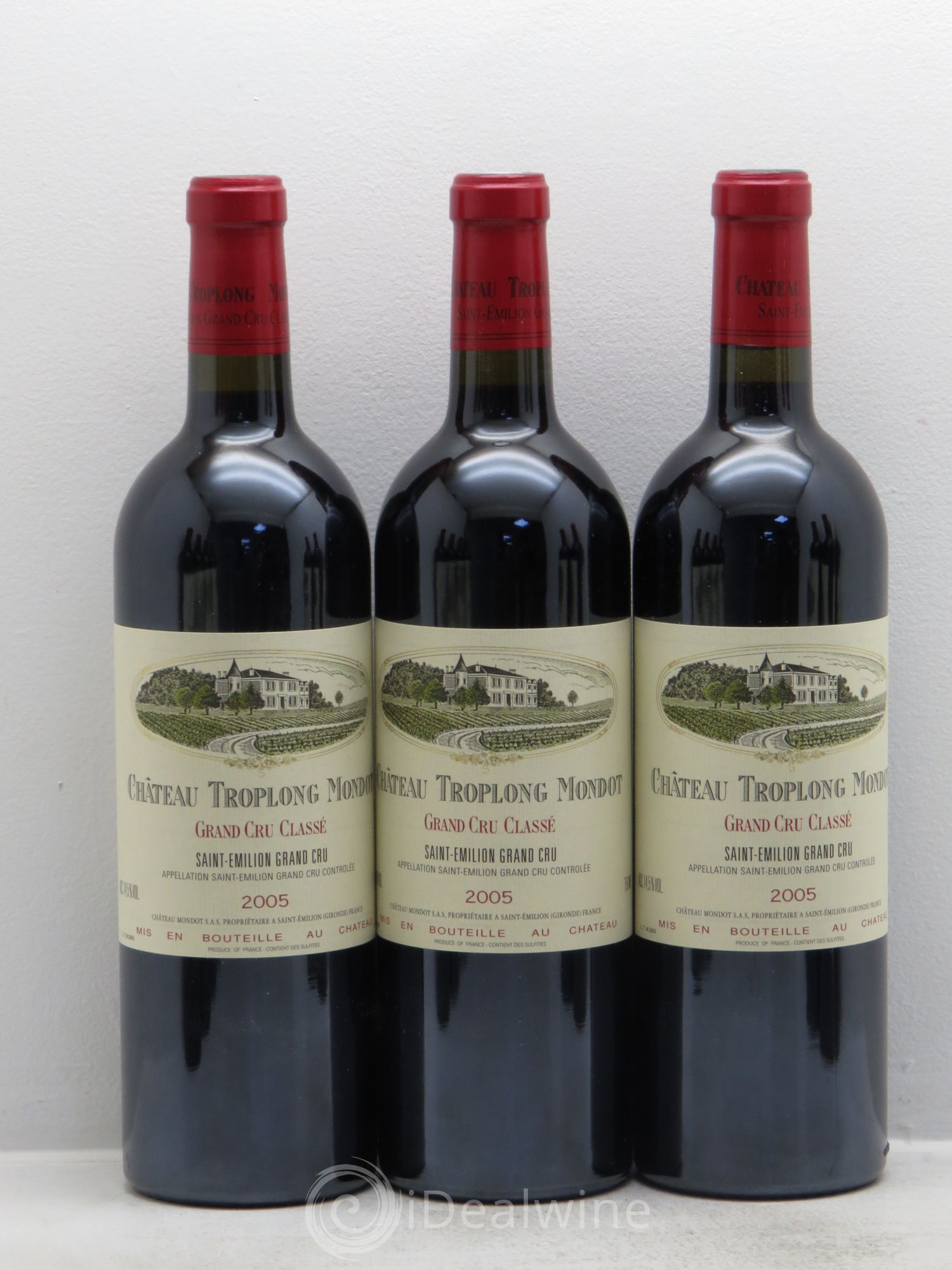 Château Troplong Mondot 1er Grand Cru Classé B 2005 - Lot de 12 bouteilles - 3