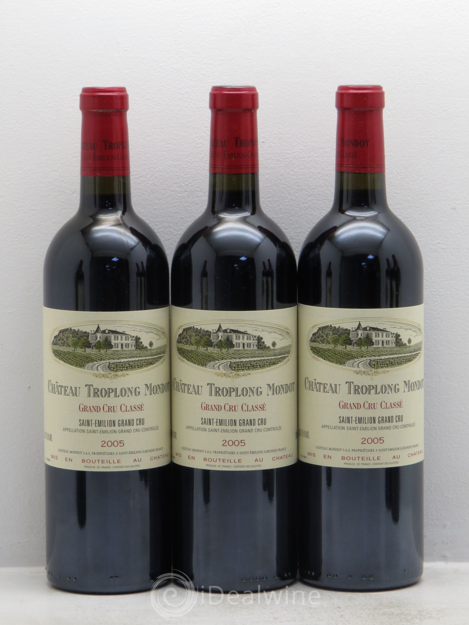 Château Troplong Mondot 1er Grand Cru Classé B 2005 - Lot de 12 bouteilles - 4