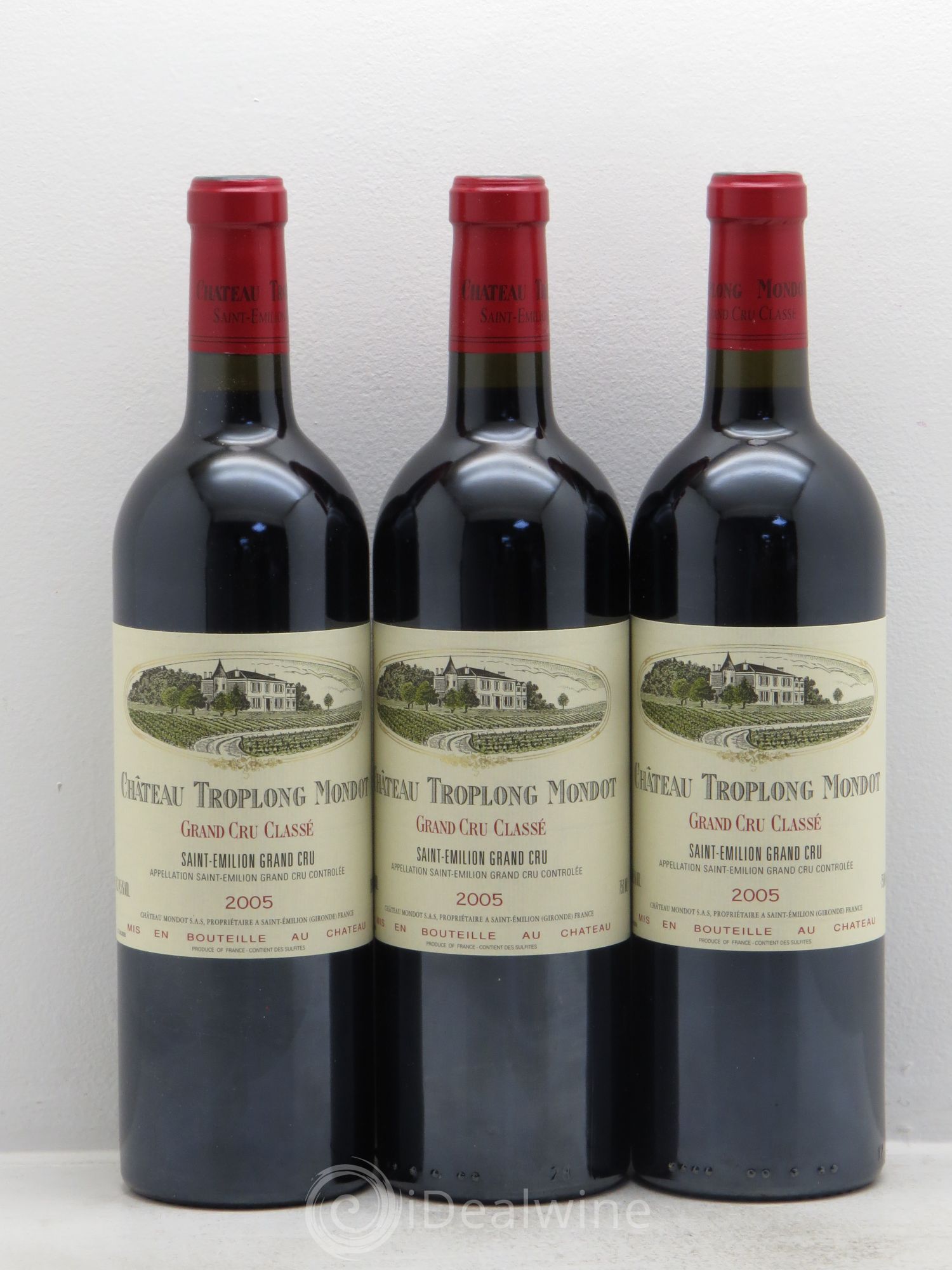 Château Troplong Mondot 1er Grand Cru Classé B 2005 - Lot de 12 bouteilles - 3