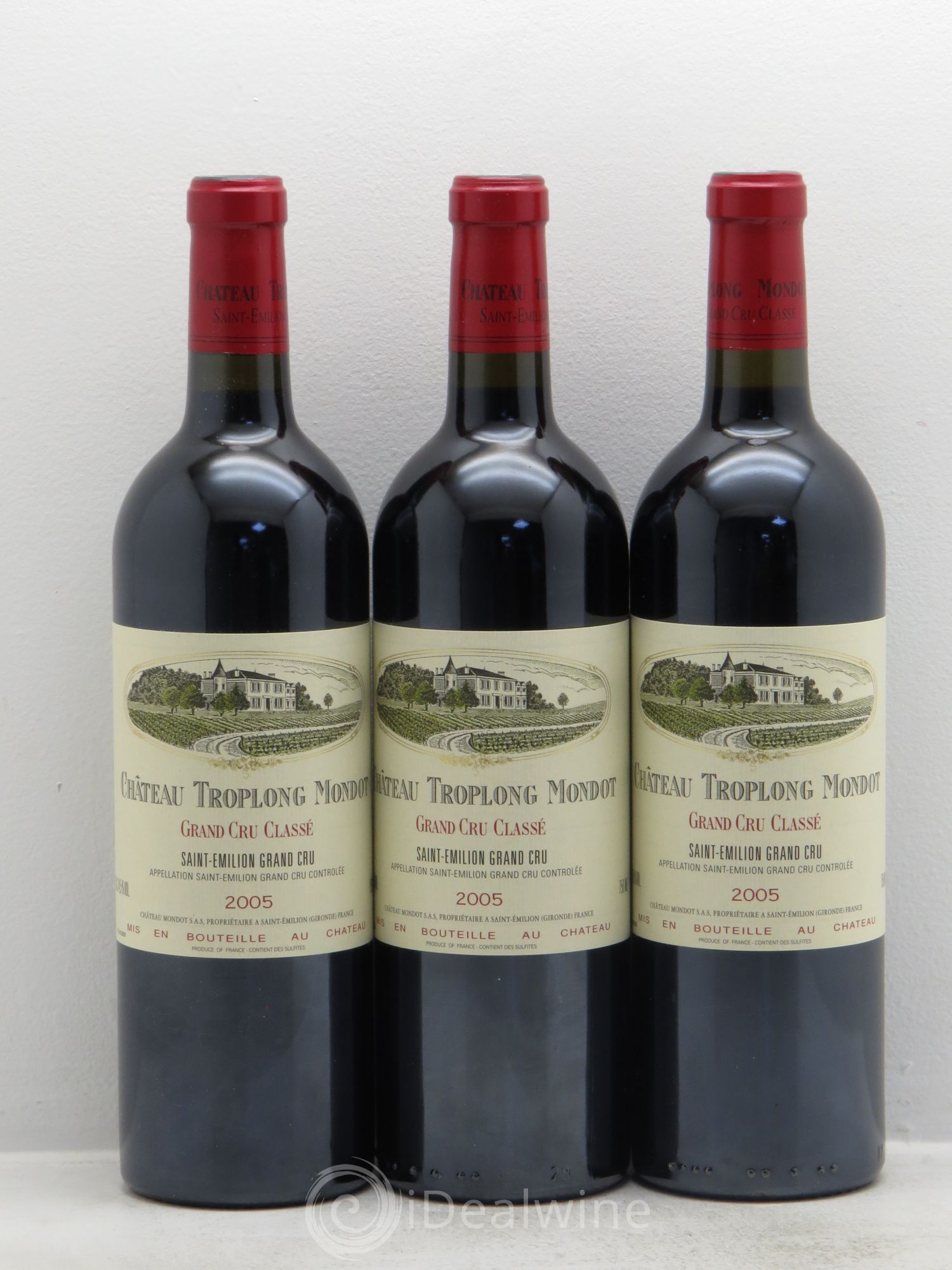 Château Troplong Mondot 1er Grand Cru Classé B 2005 - Lot de 12 bouteilles - 4