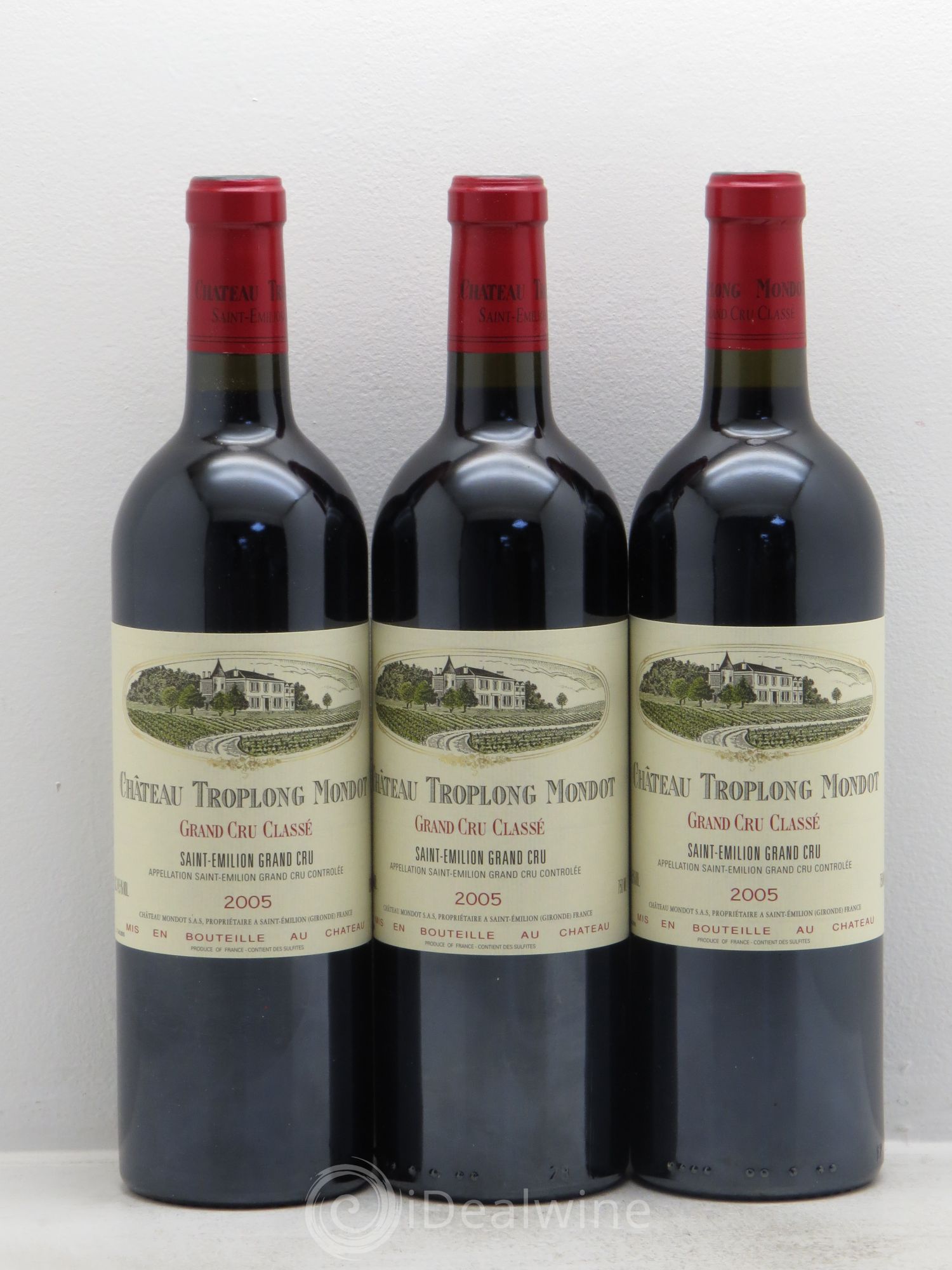 Château Troplong Mondot 1er Grand Cru Classé B 2005 - Lot de 12 bouteilles - 3