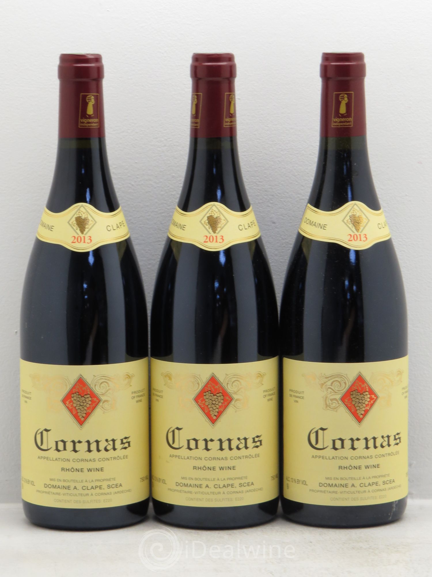 Cornas Auguste Clape 2013 - Lot de 3 bouteilles - 0
