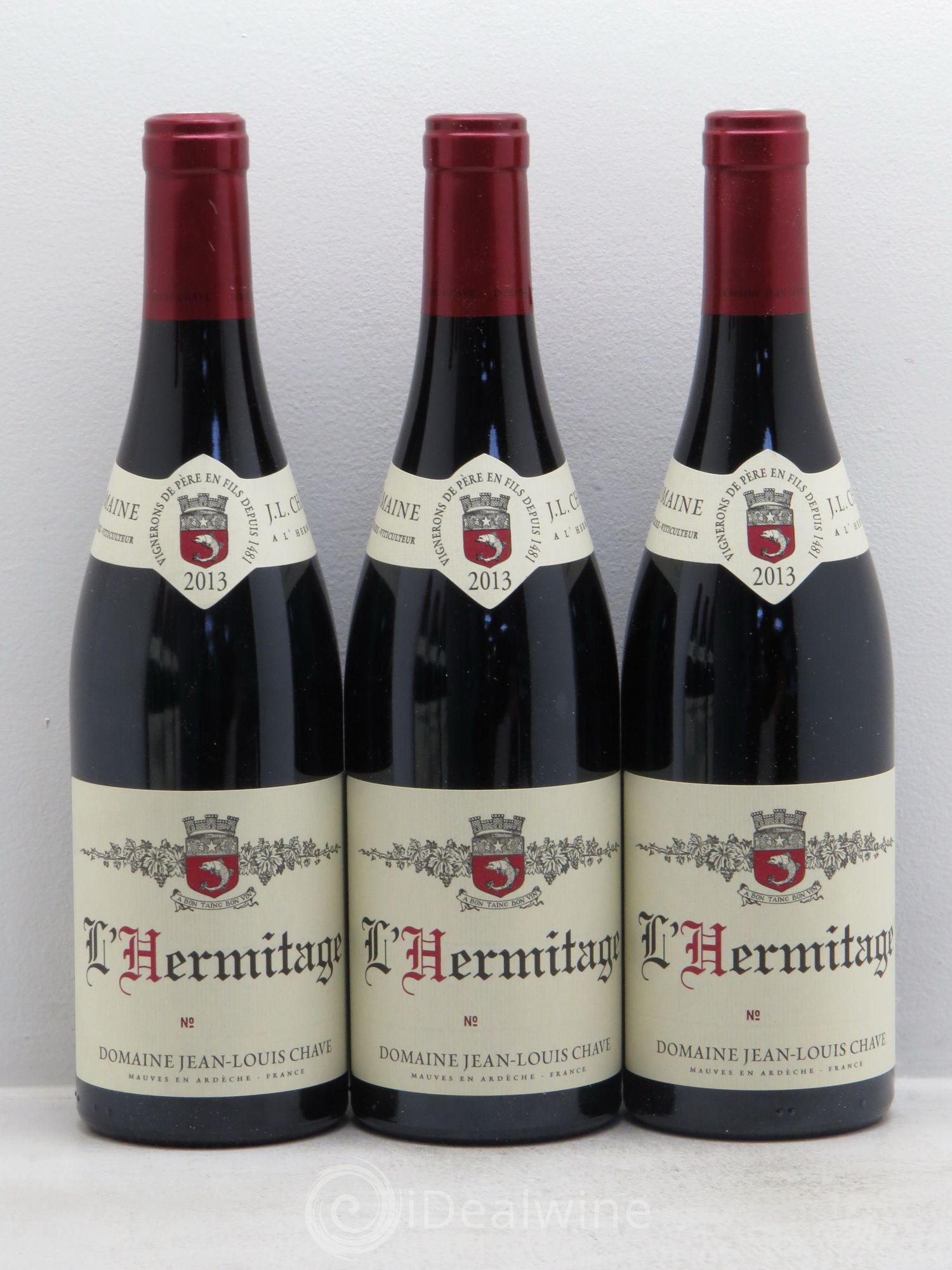 Hermitage Jean-Louis Chave 2013 - Lot de 6 bouteilles - 1