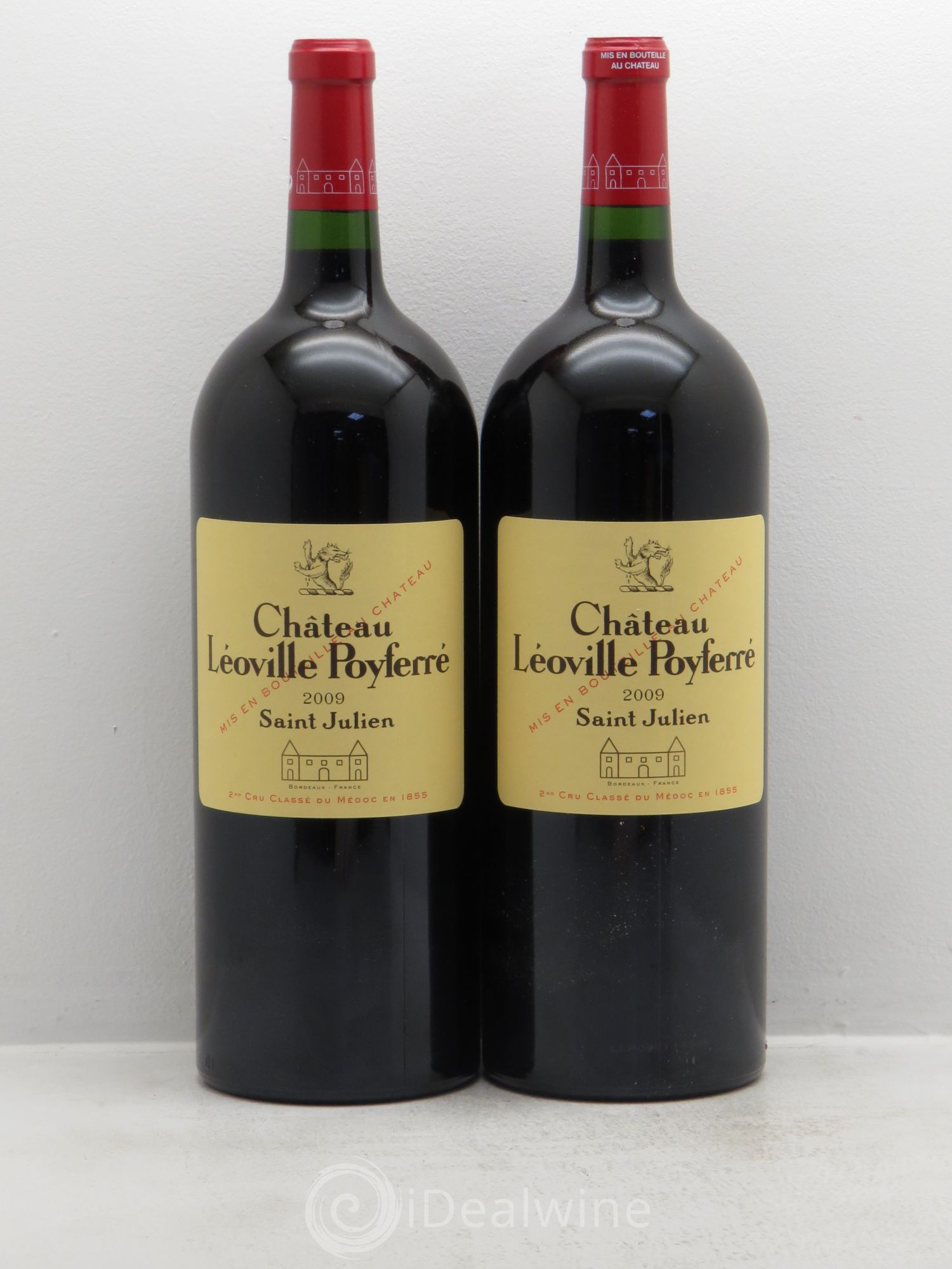 Château Léoville Poyferré 2ème Grand Cru Classé 2009 - Lot de 2 magnums - 0
