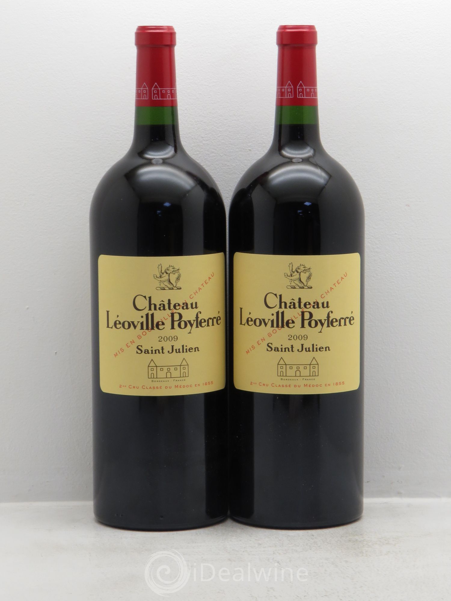 Château Léoville Poyferré 2ème Grand Cru Classé 2009 - Lot de 2 magnums - 0
