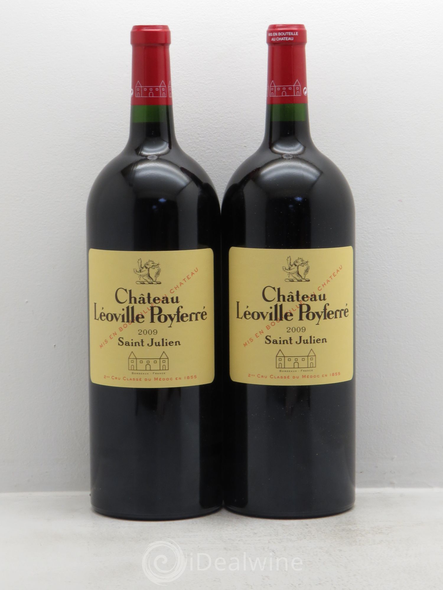 Château Léoville Poyferré 2ème Grand Cru Classé 2009 - Lot de 2 magnums - 0