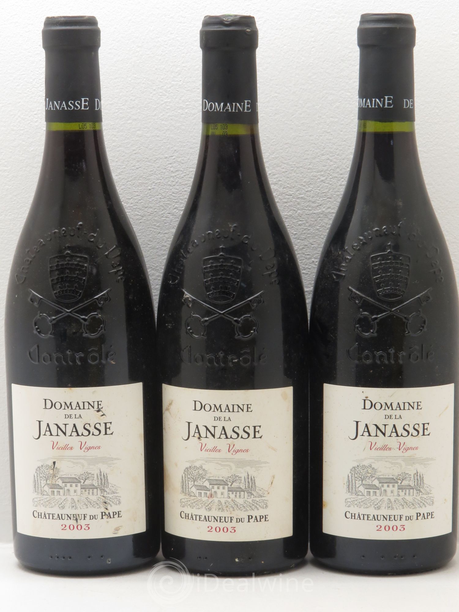 Châteauneuf-du-Pape Cuvée Vieilles Vignes La Janasse (Domaine de) 2003 - Lot de 3 bouteilles - 0
