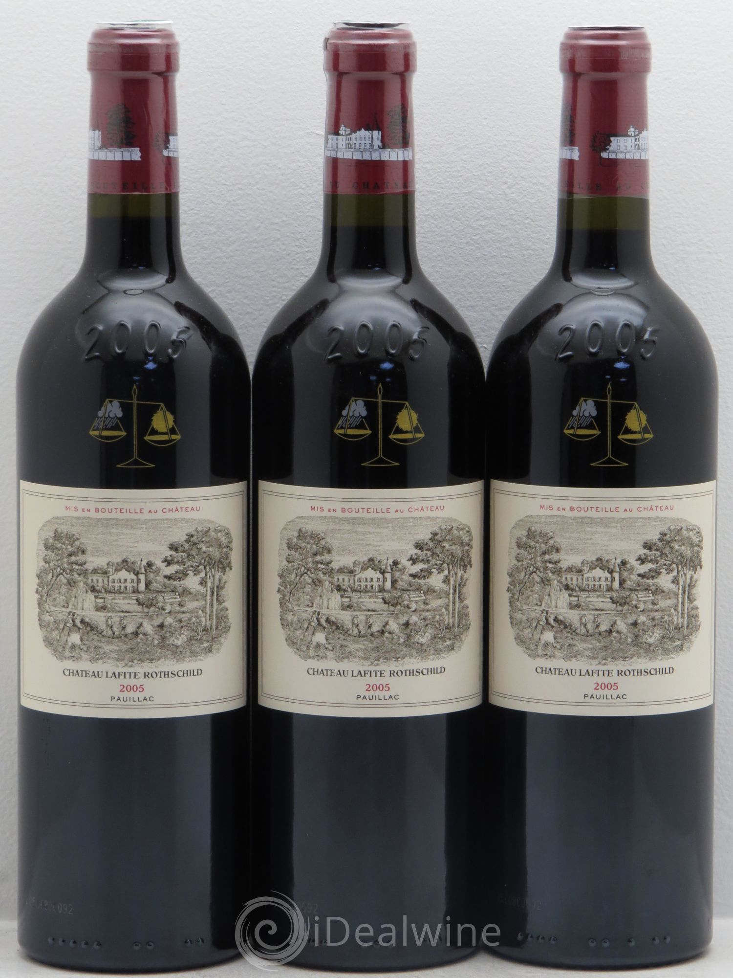 Château Lafite Rothschild 1er Grand Cru Classé 2005 - Lot de 6 bouteilles - 2