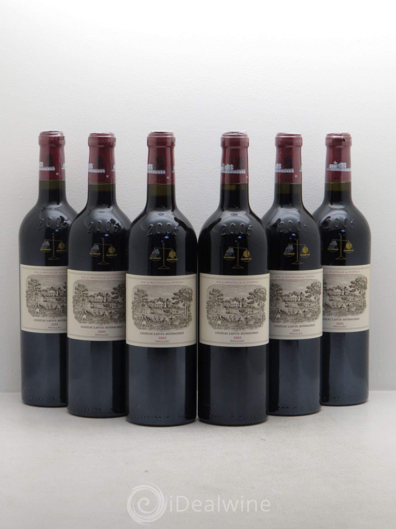 Château Lafite Rothschild 1er Grand Cru Classé 2005 - Lot de 6 bouteilles - 0