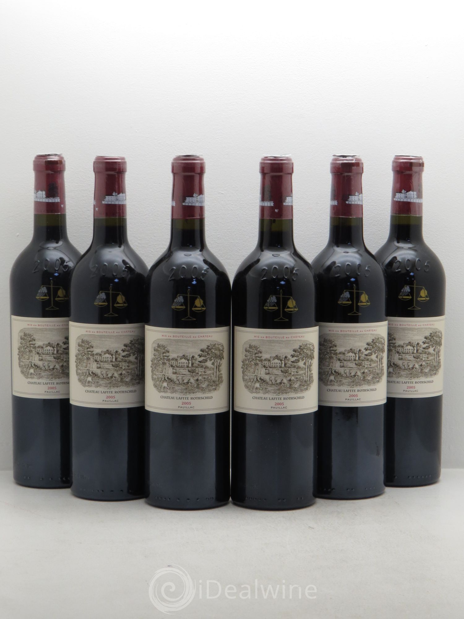 Château Lafite Rothschild 1er Grand Cru Classé 2005 - Lot de 6 bouteilles - 0