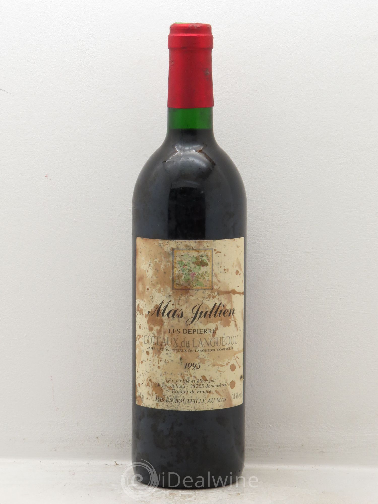 Coteaux du Languedoc Mas Jullien Les Depierre 1995 - Posten von 1 Flasche - 0