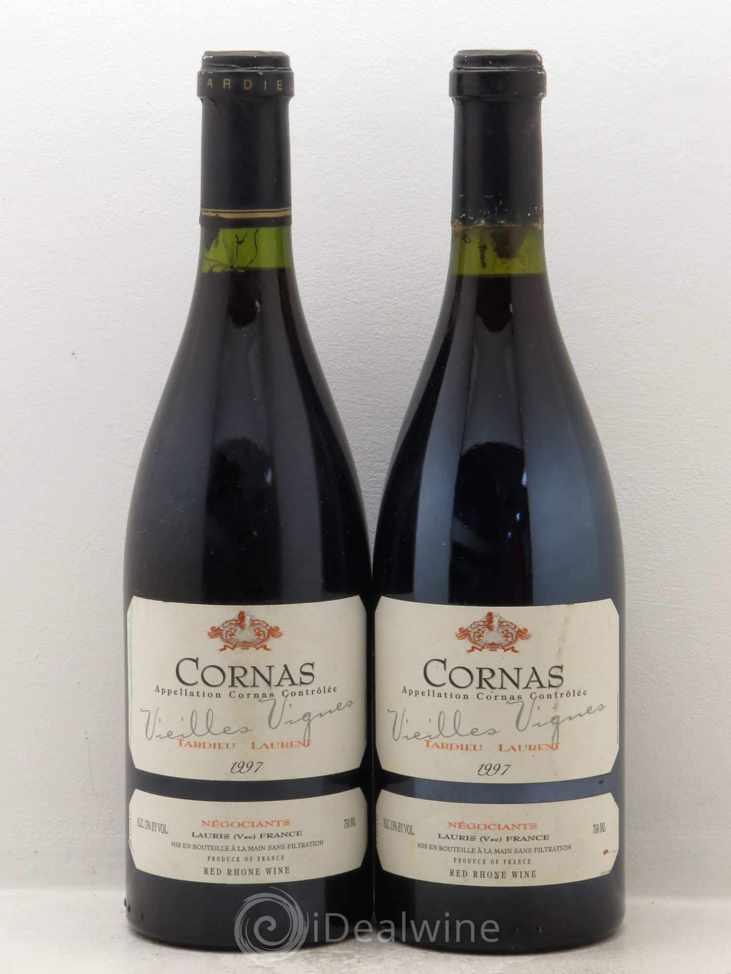 Cornas Vieilles vignes Maison Tardieu-Laurent 1997 - Lot de 2 bouteilles - 0