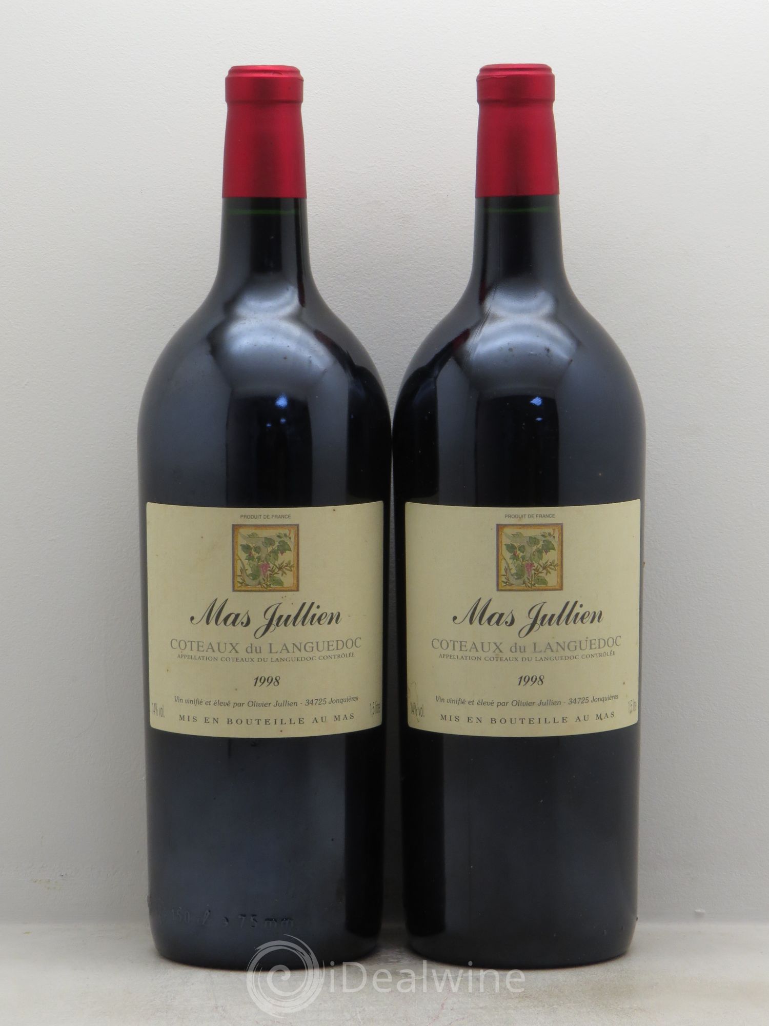 Terrasses du Larzac Mas Jullien Olivier Jullien 1998 - Lot de 2 magnums - 0