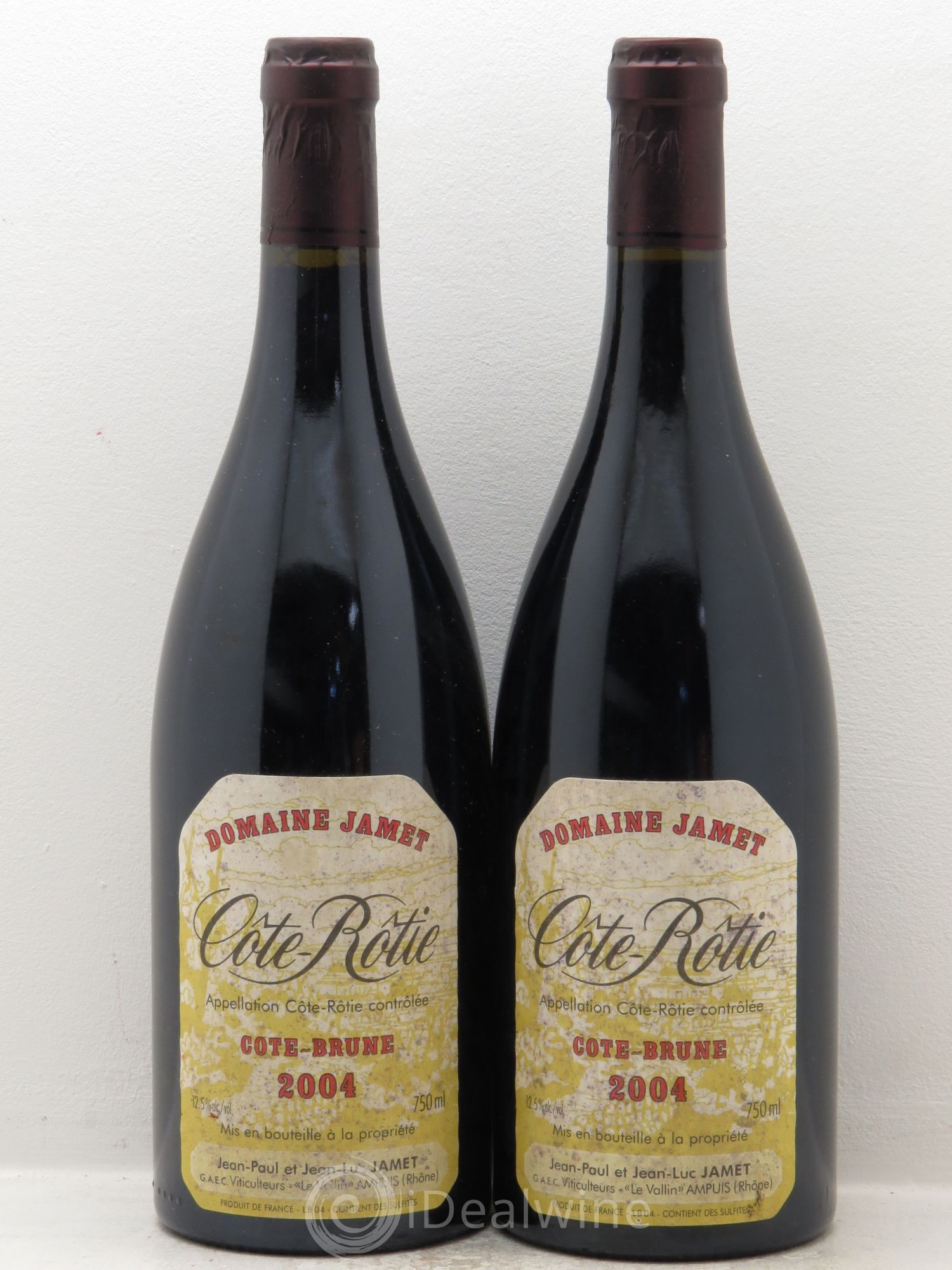 Côte-Rôtie Côte Brune Jamet (Domaine) 2004 - Lot de 2 bouteilles - 0