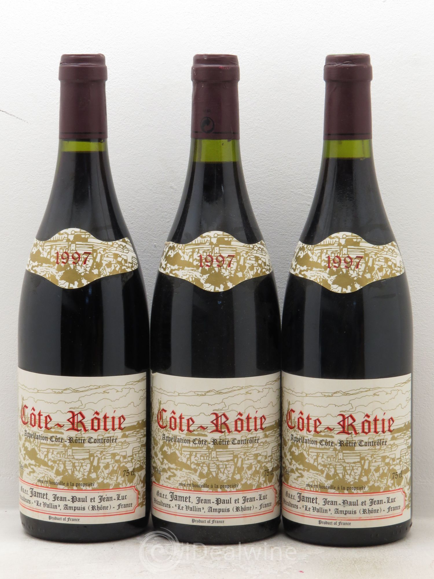 Côte-Rôtie Jamet (Domaine) 1997 - Lot de 3 bouteilles - 0