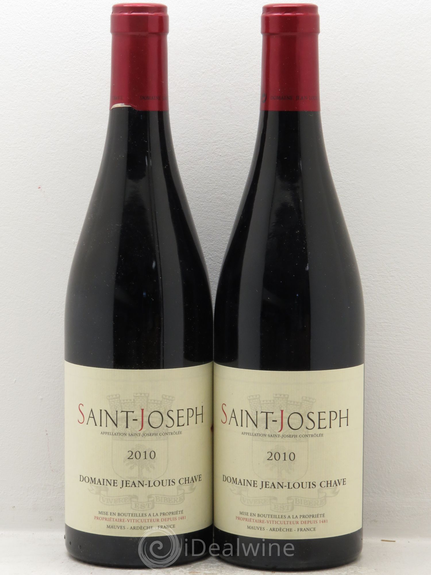 Saint-Joseph Jean-Louis Chave 2010 - Lot de 2 bouteilles - 0