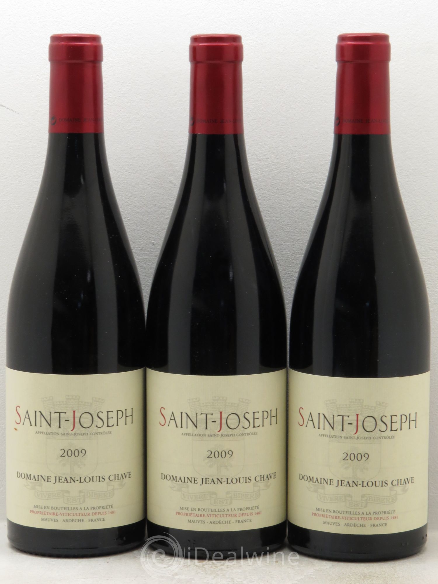 Saint-Joseph Jean-Louis Chave 2009 - Lot de 3 bouteilles - 0