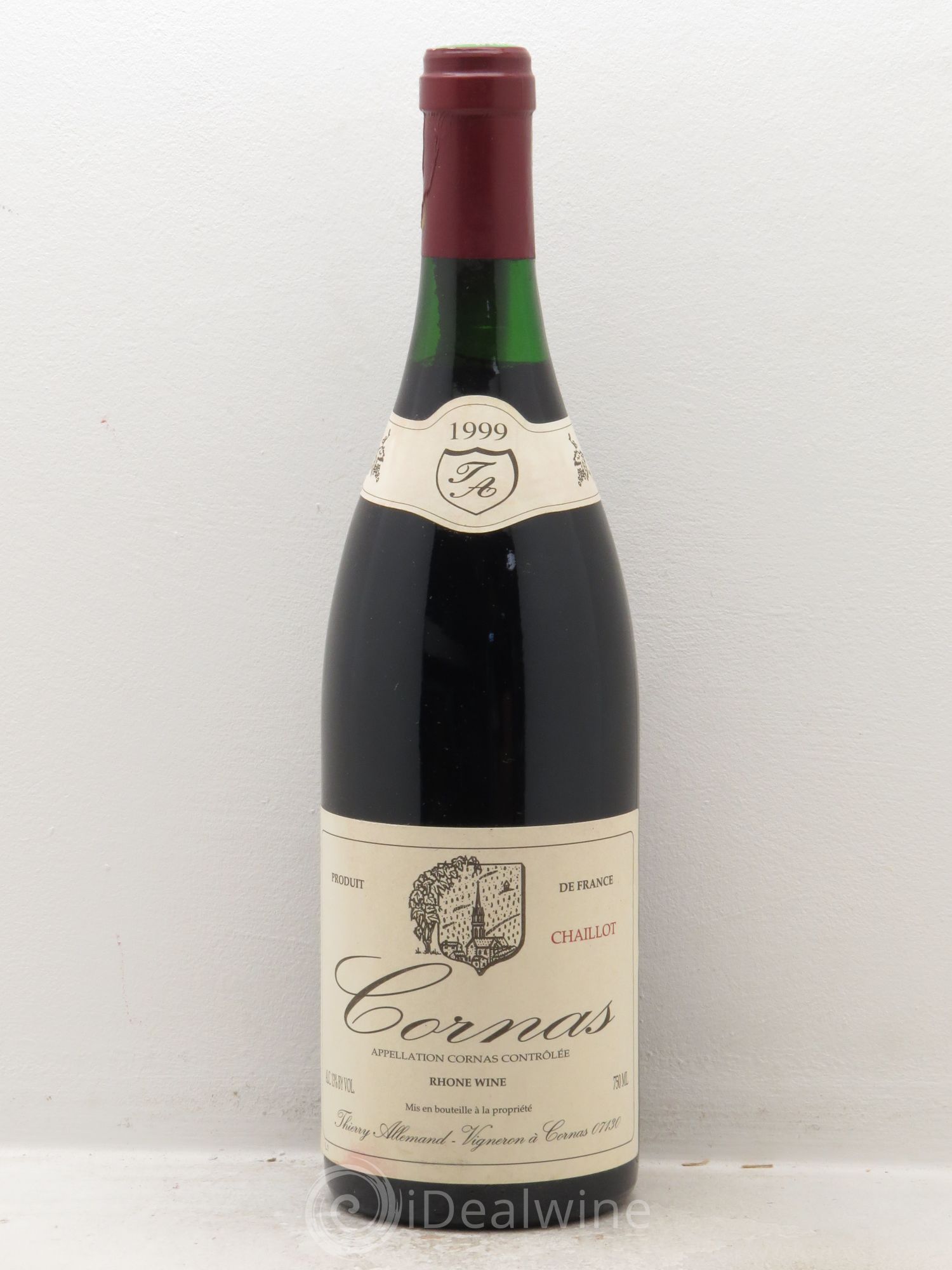 Cornas Chaillot Thierry Allemand 1999 - Lot de 1 bouteille - 0