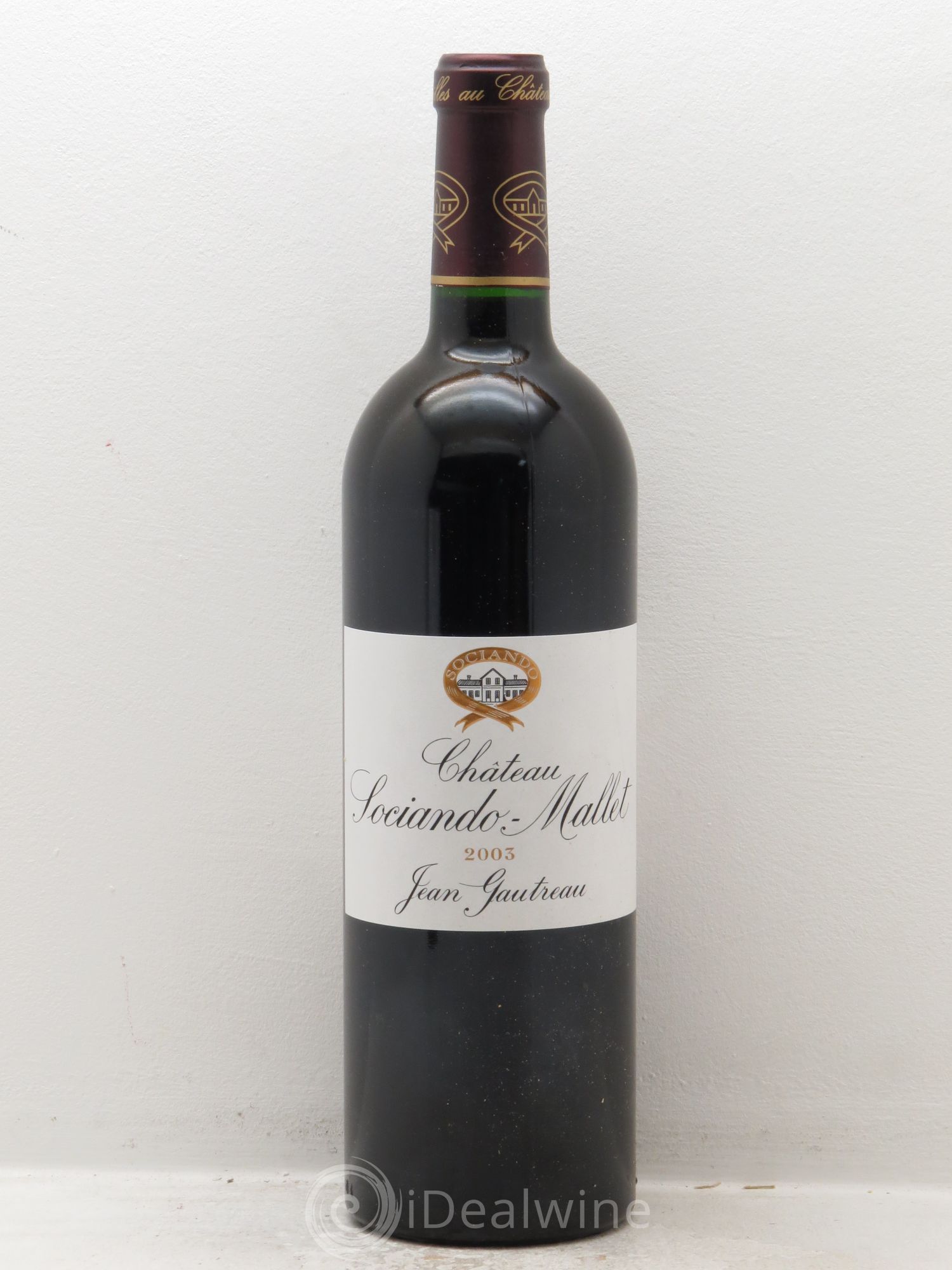Château Sociando Mallet 2003 - Lot de 6 bouteilles - 0