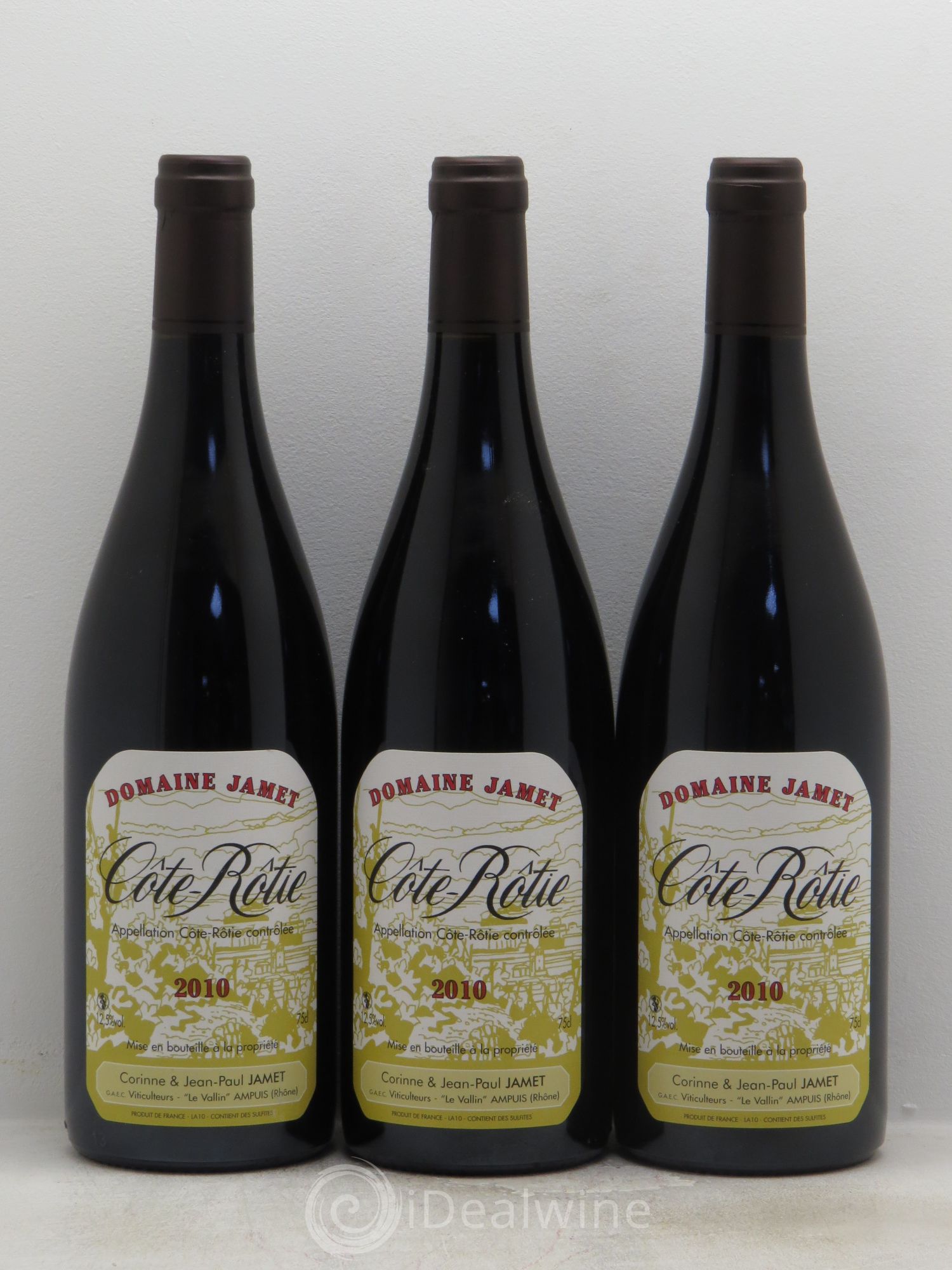 Côte-Rôtie Jamet (Domaine) 2010 - Lot de 3 bouteilles - 0