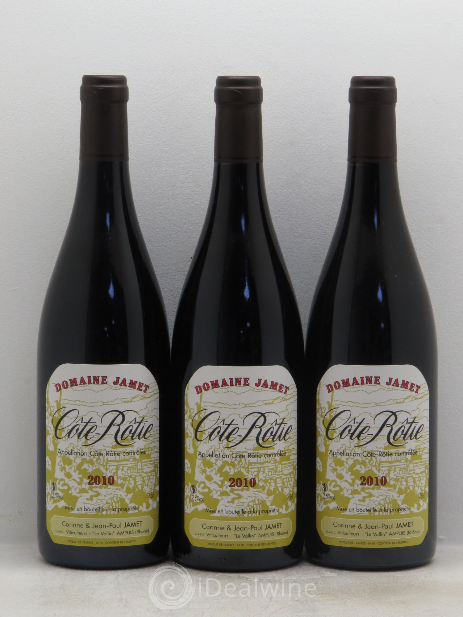 Côte-Rôtie Jamet (Domaine) 2010 - Lot de 3 bouteilles - 0