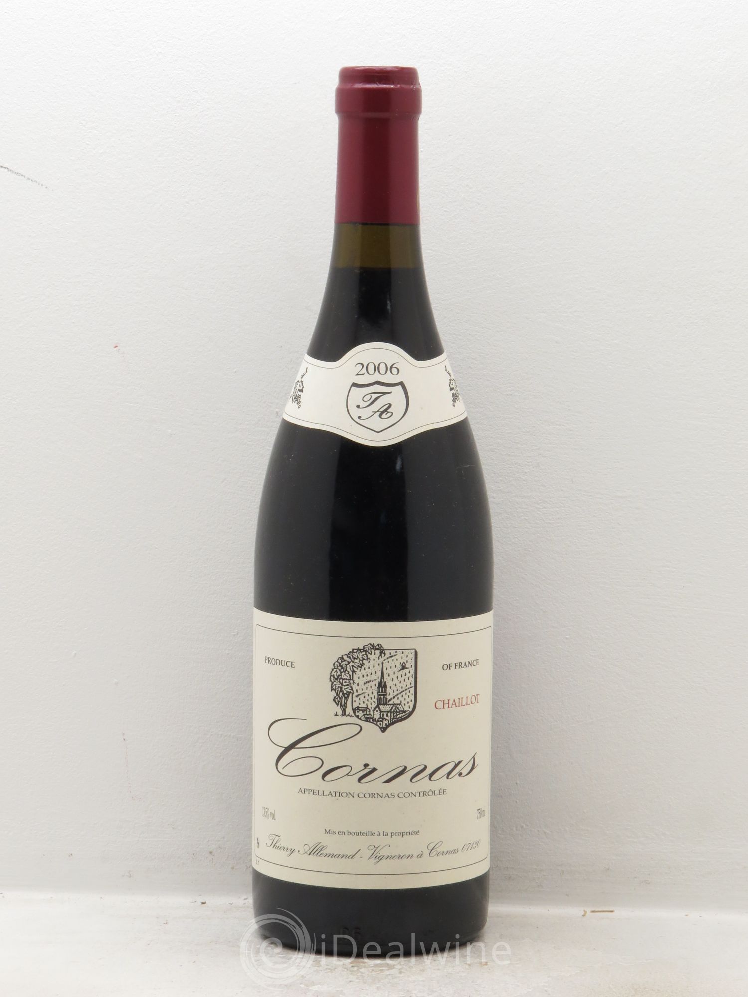 Cornas Chaillot Thierry Allemand 2006 - Lot de 1 bouteille - 0