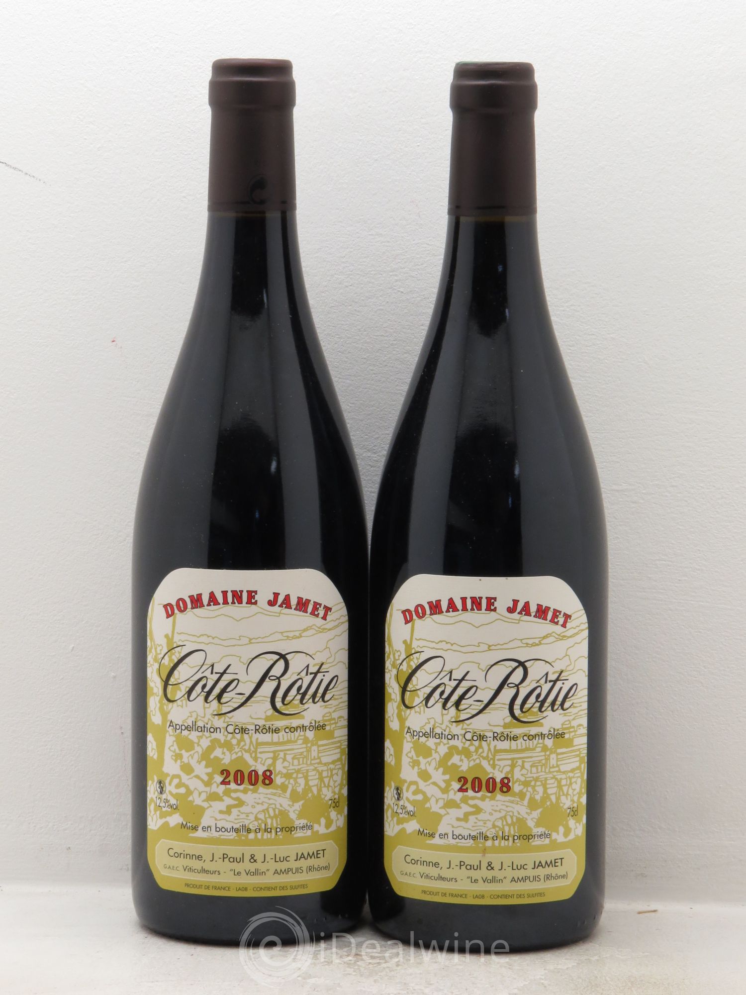 Côte-Rôtie Jamet (Domaine) 2008 - Lot de 2 bouteilles - 0