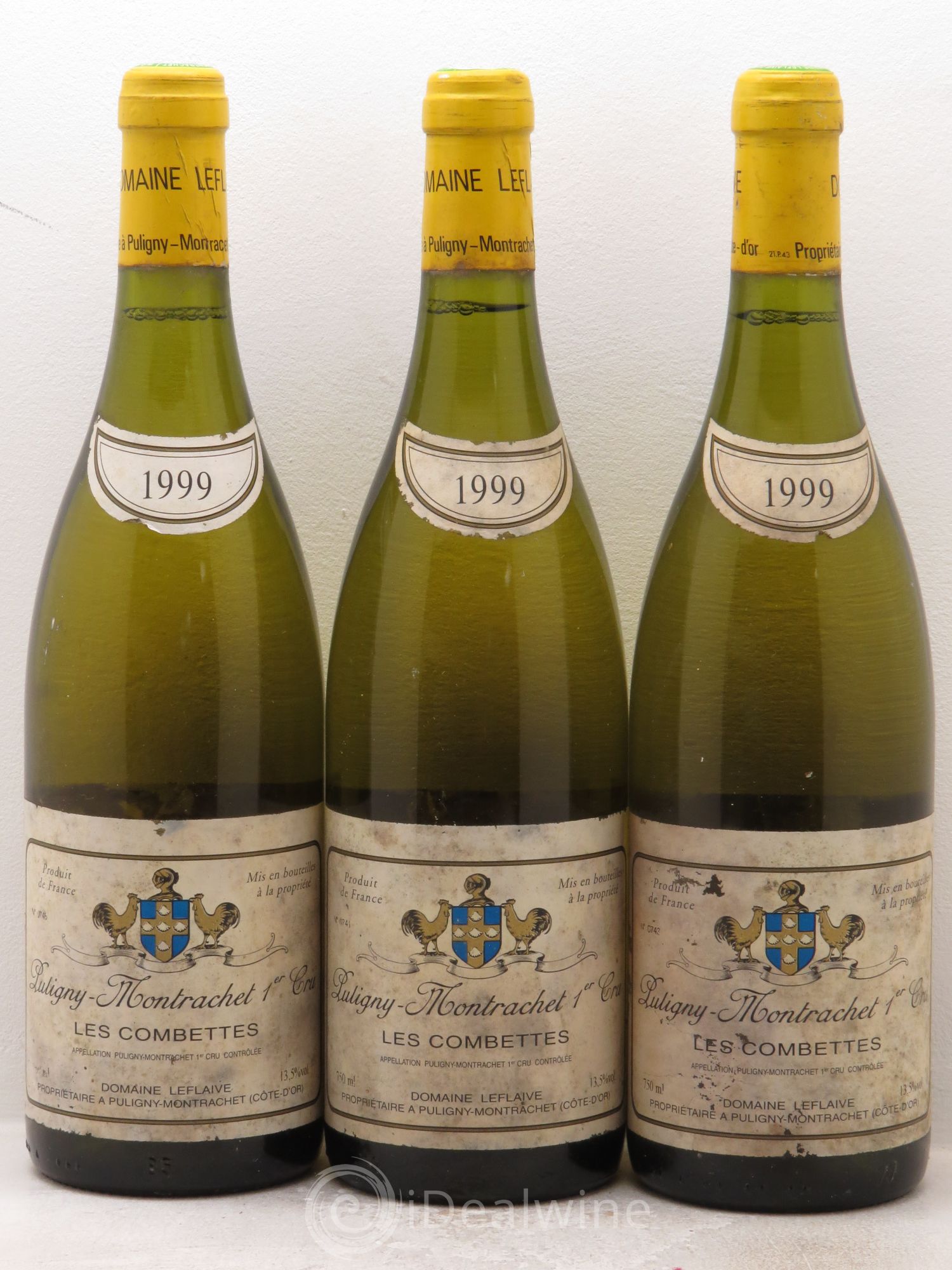 Puligny-Montrachet 1er Cru Les Combettes Leflaive (Domaine) 1999 - Lot de 3 bouteilles - 0